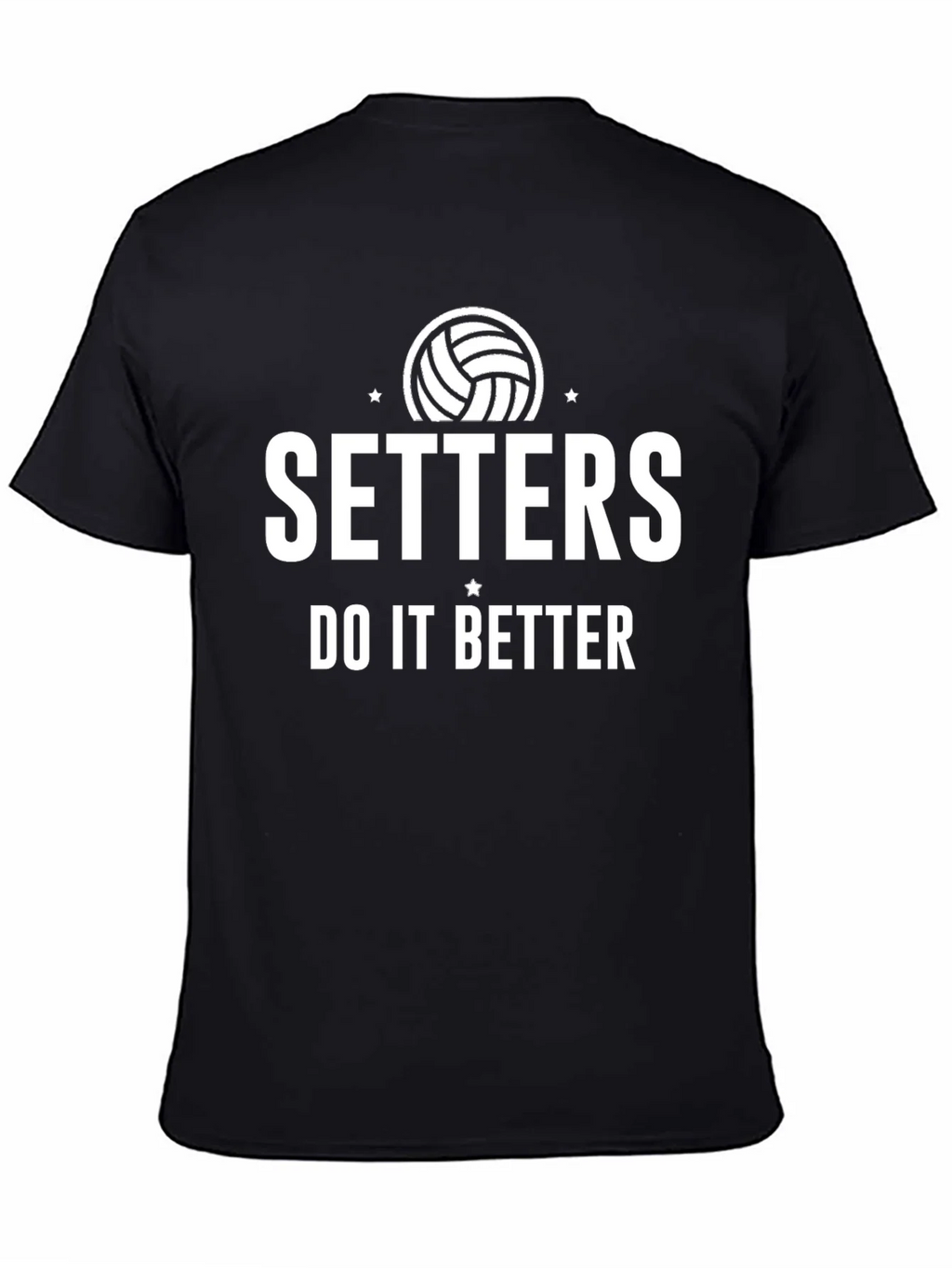 Setters Do It Better Volleyball Graphic T-Shirt product image 4