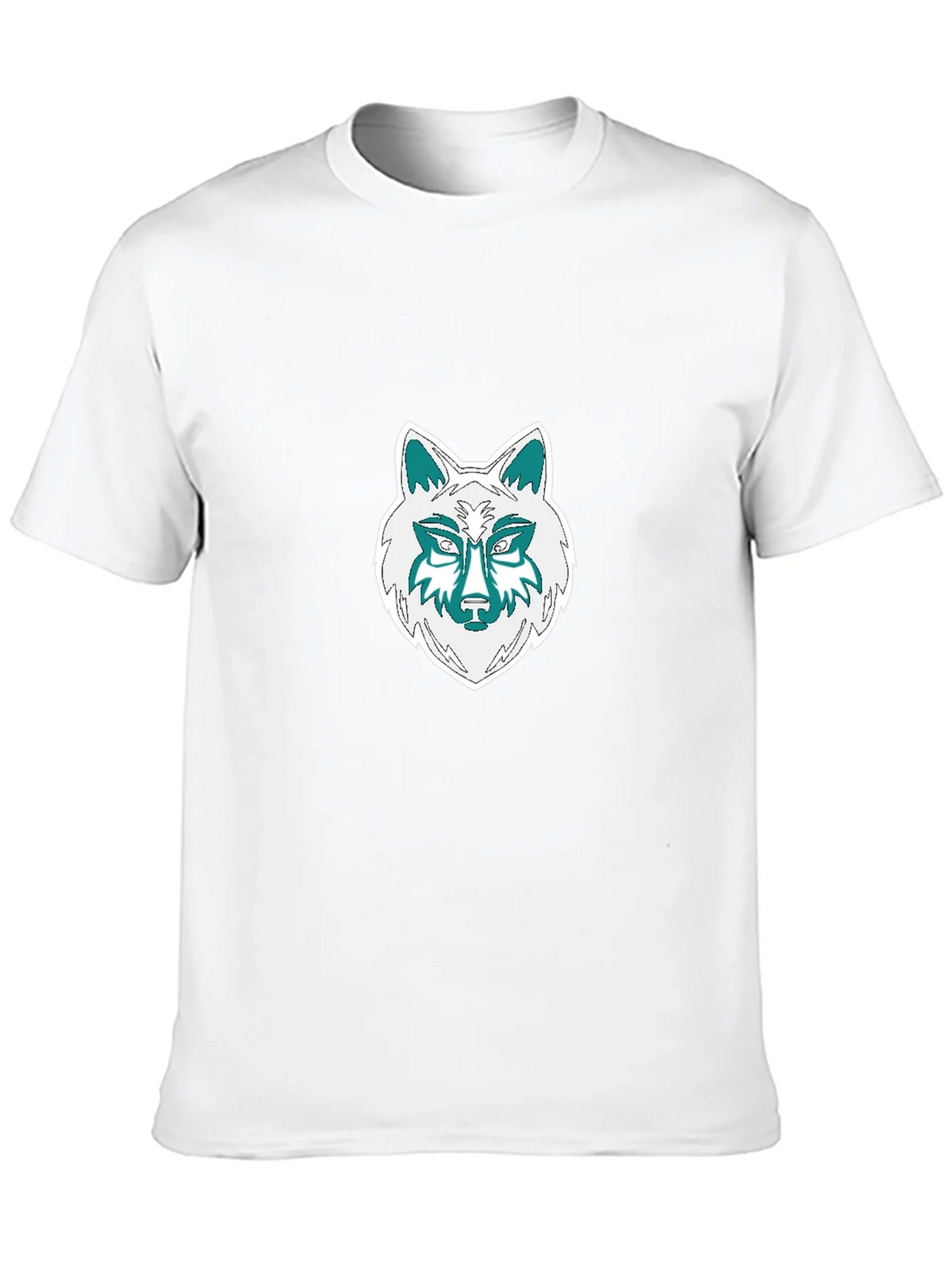 Wolf Graphic Tee - Black Cotton Blend T-Shirt product image 9