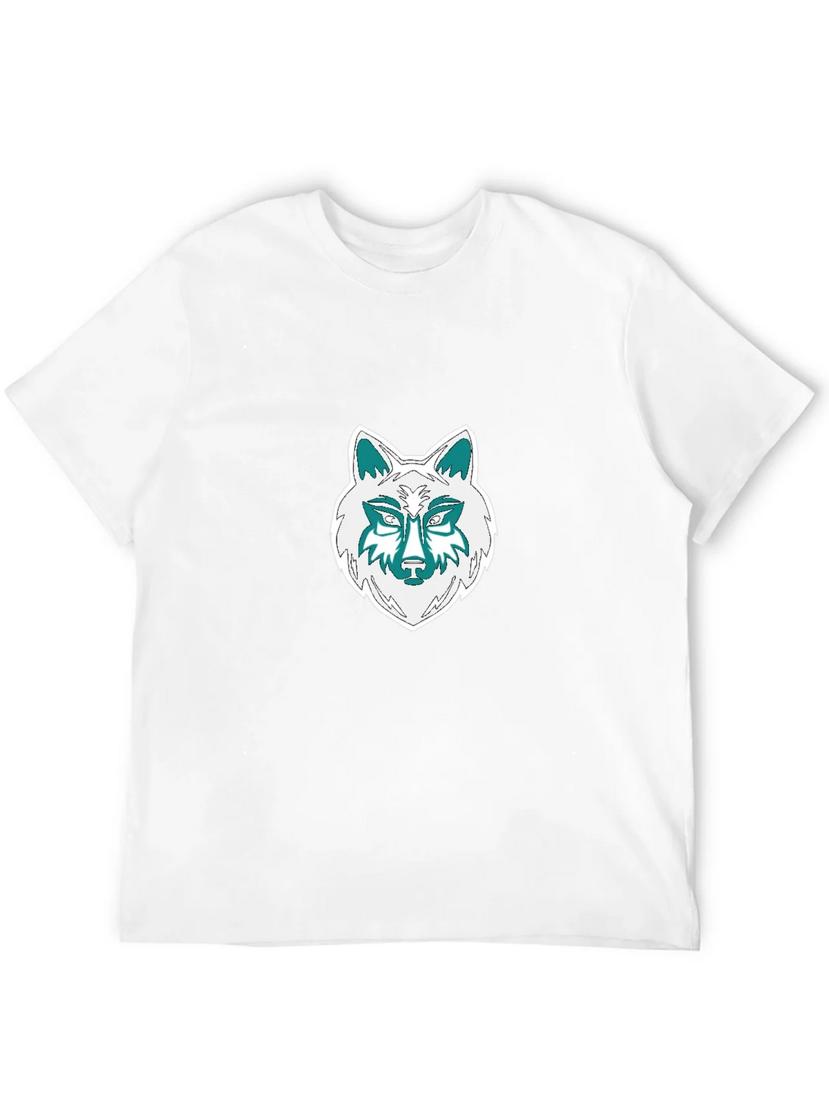 Wolf Graphic Tee - Black Cotton Blend T-Shirt product image 11