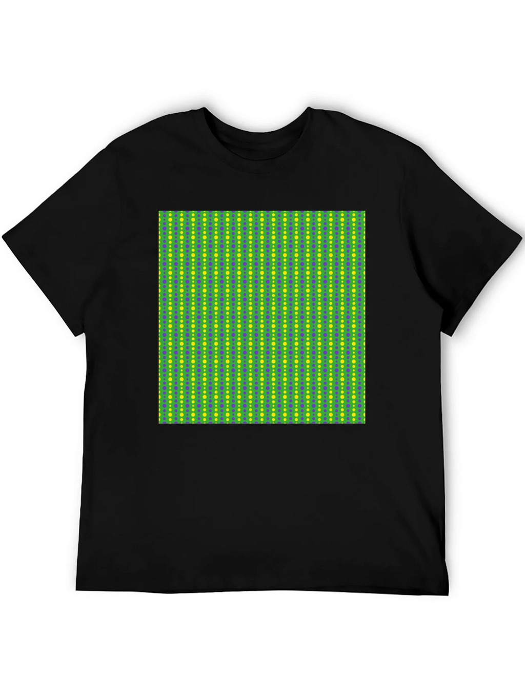 Groovy Geometric Print Black T-Shirt product image 4