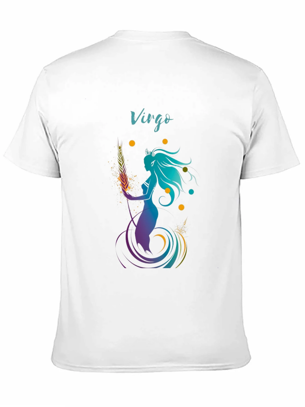 Virgo Zodiac Graphic T-Shirt - Black product image 10