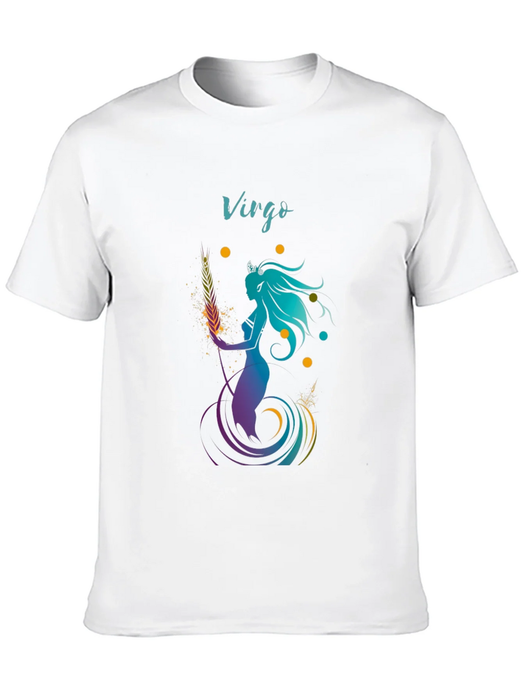 Virgo Zodiac Graphic T-Shirt - Black product image 9
