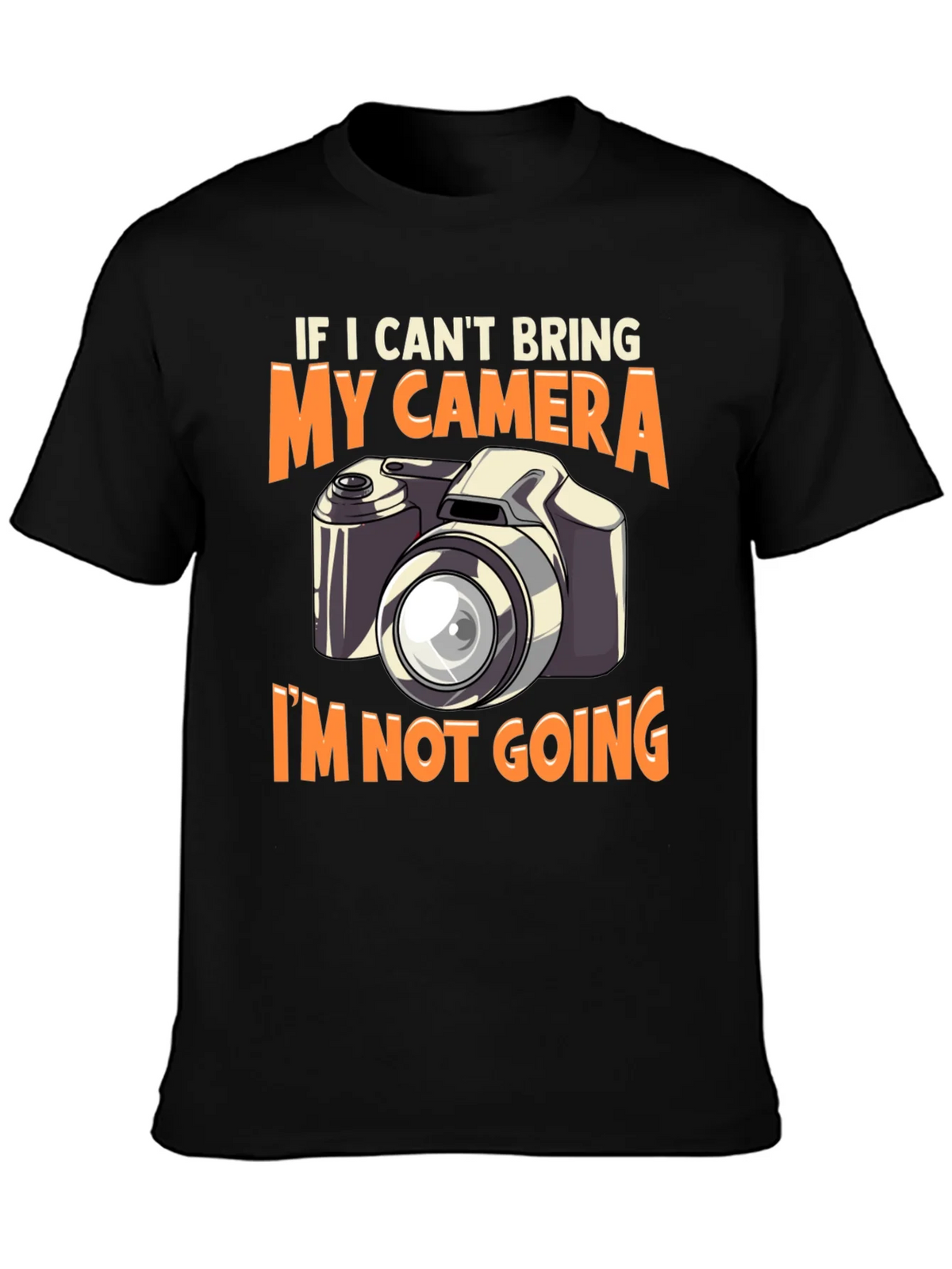 Camera Graphic T-Shirt - If I Cant Bring My product image 3