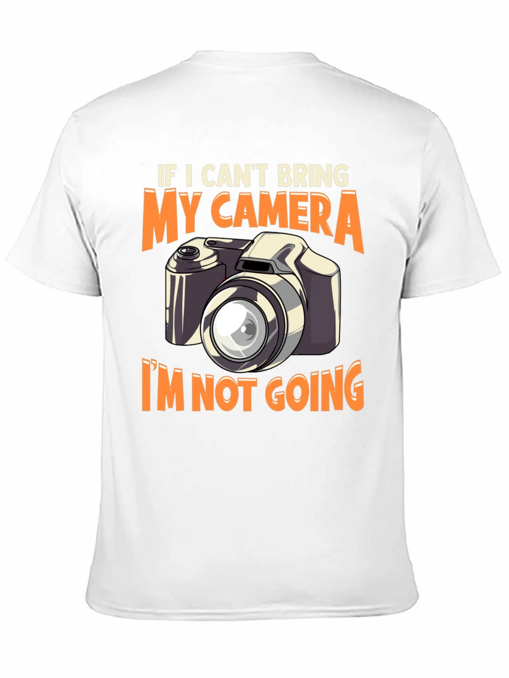 Camera Graphic T-Shirt - If I Cant Bring My product image 9