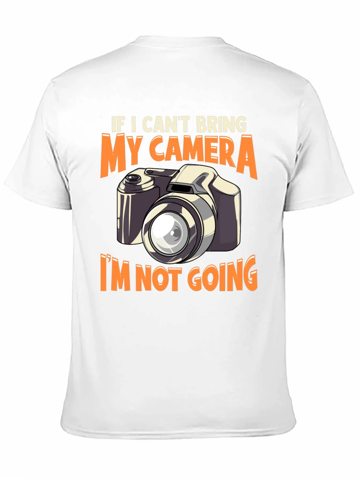 Camera Graphic T-Shirt - If I Cant Bring My product image 9