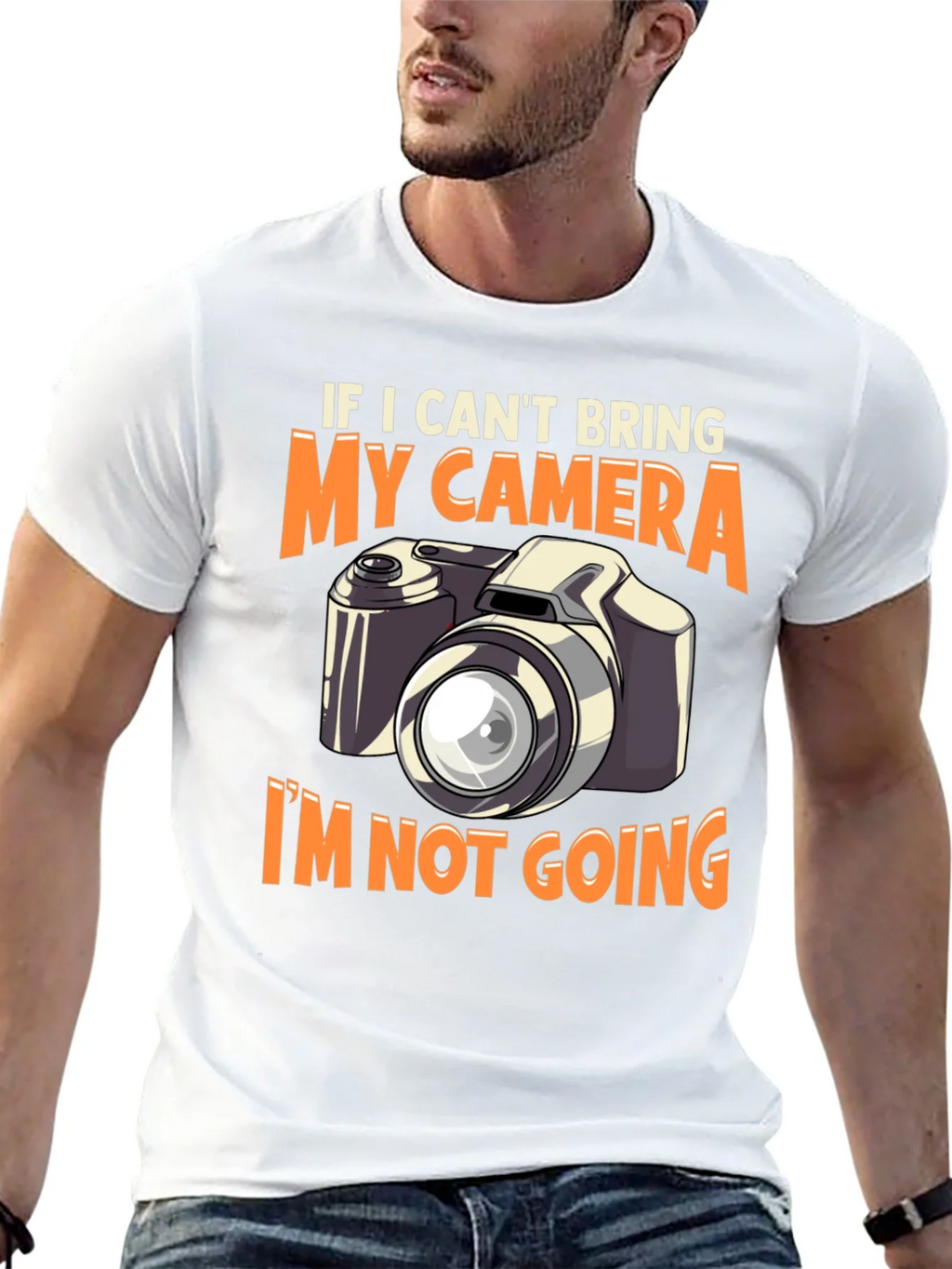 Camera Graphic T-Shirt - If I Cant Bring My product image 11