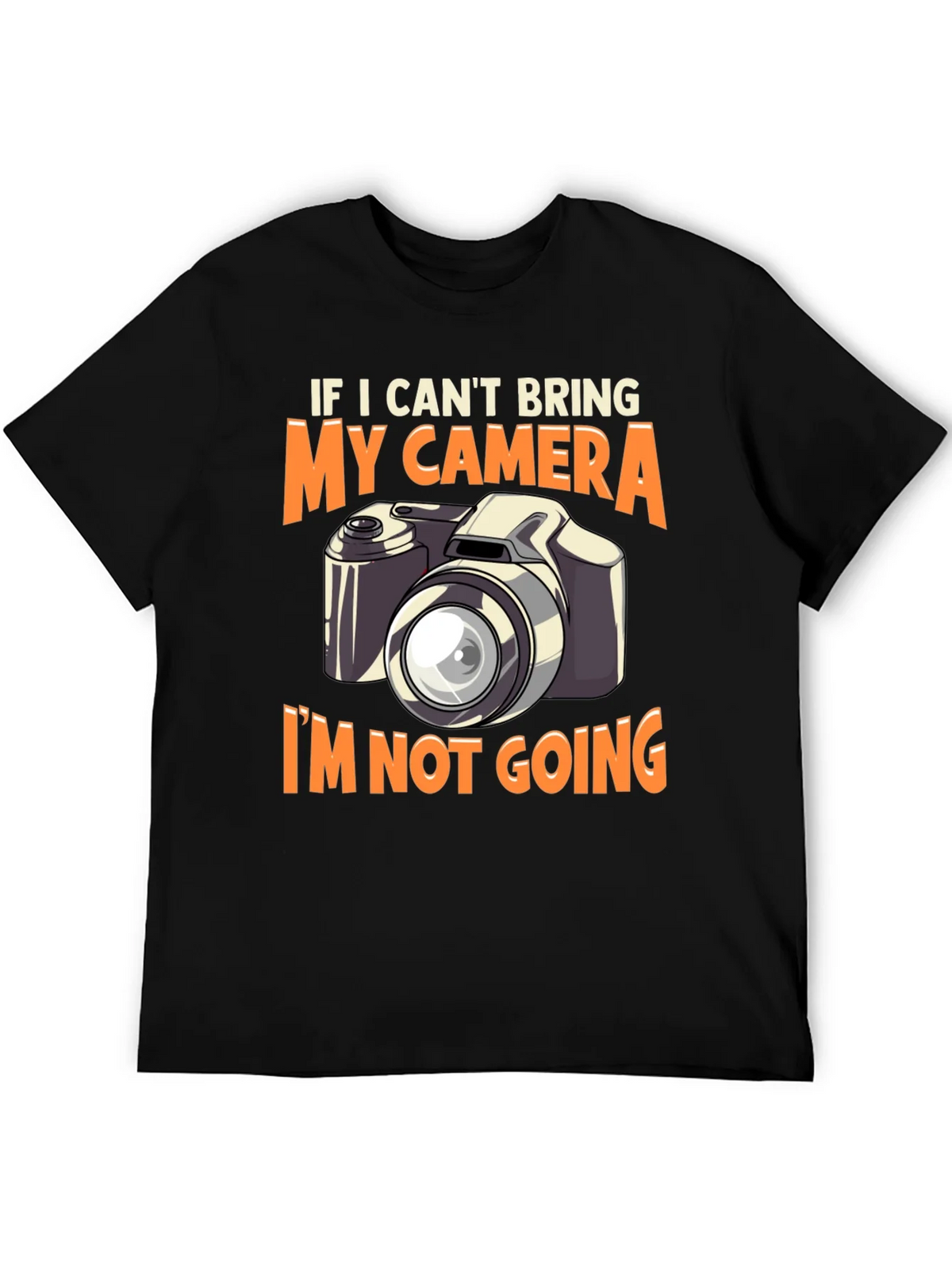 Camera Graphic T-Shirt - If I Cant Bring My product image 5