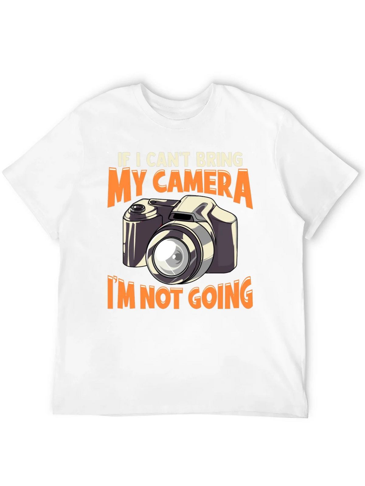 Camera Graphic T-Shirt - If I Cant Bring My product image 10