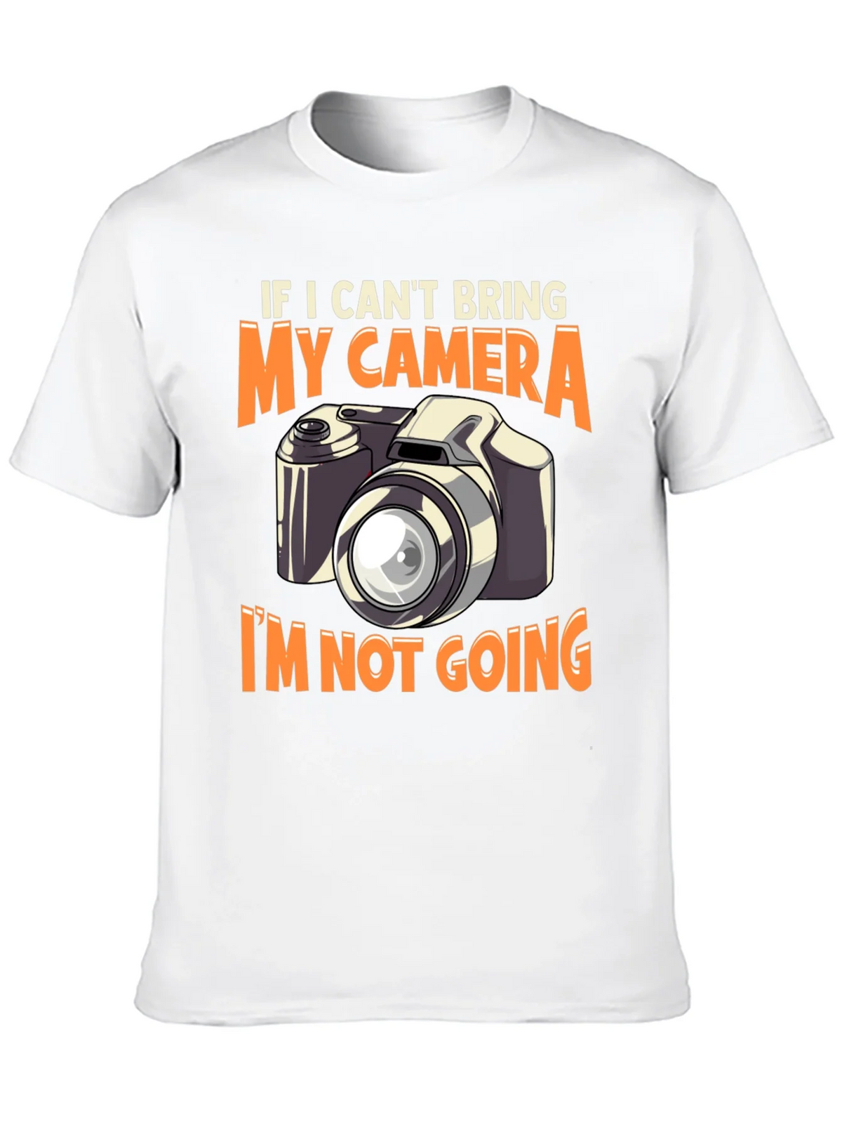 Camera Graphic T-Shirt - If I Cant Bring My product image 8