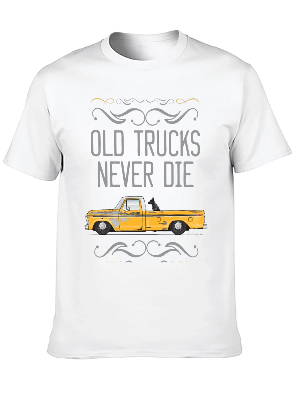 Old Trucks Never Die Graphic Tee - Classic Truck Shirt product image 4