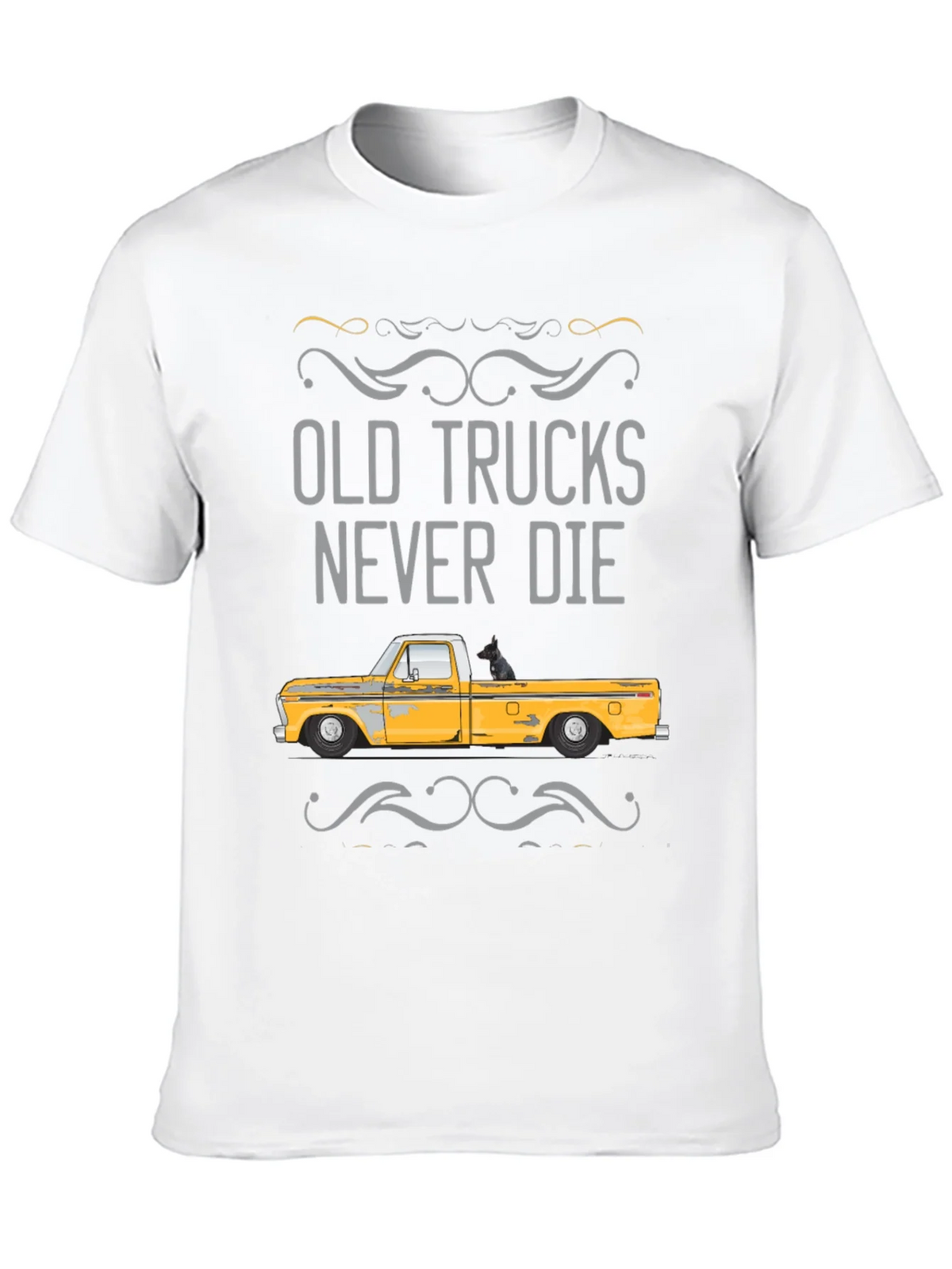 Old Trucks Never Die Graphic Tee - Classic Truck Shirt product image 4