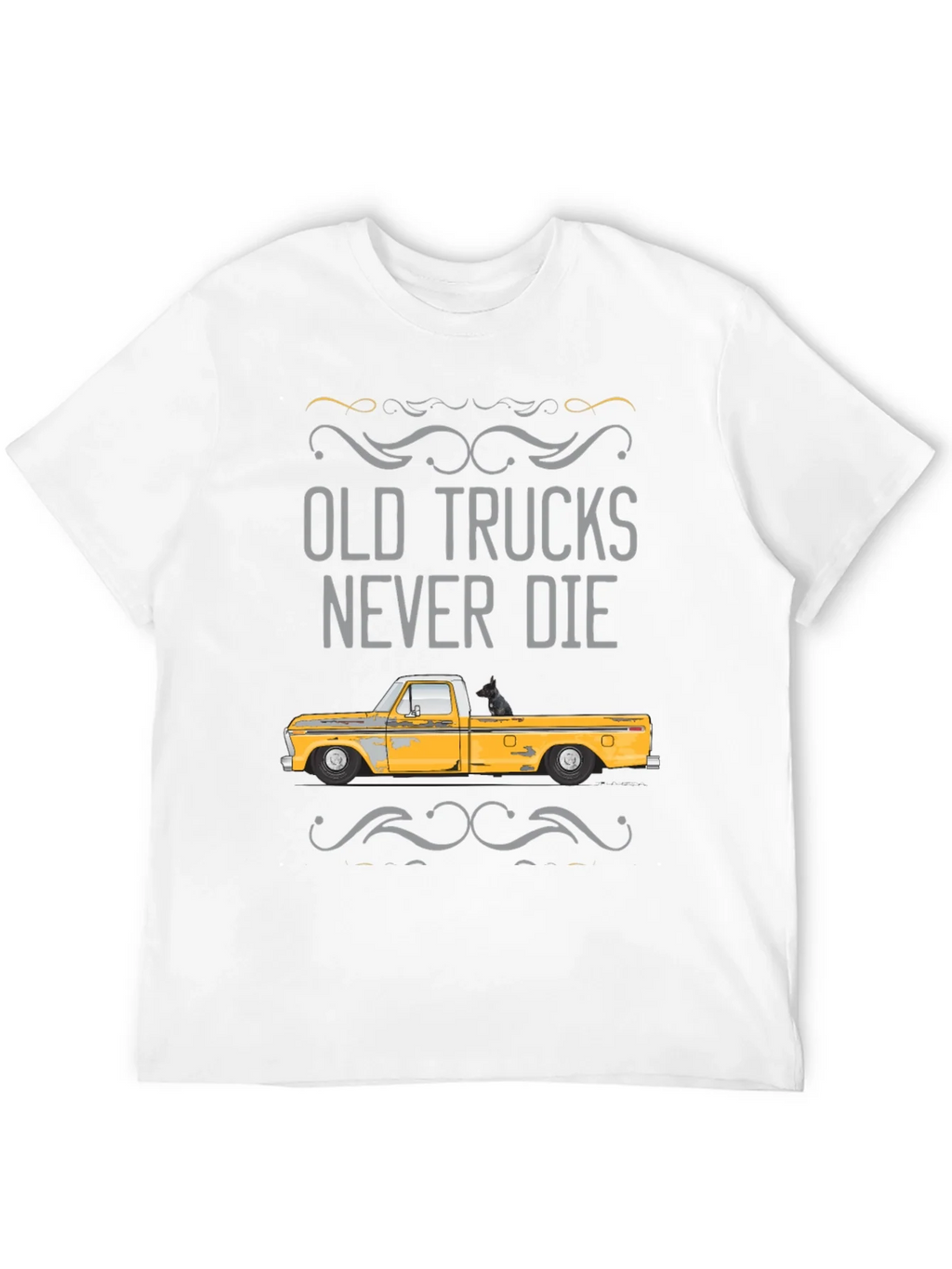 Old Trucks Never Die Graphic Tee - Classic Truck Shirt product image 5
