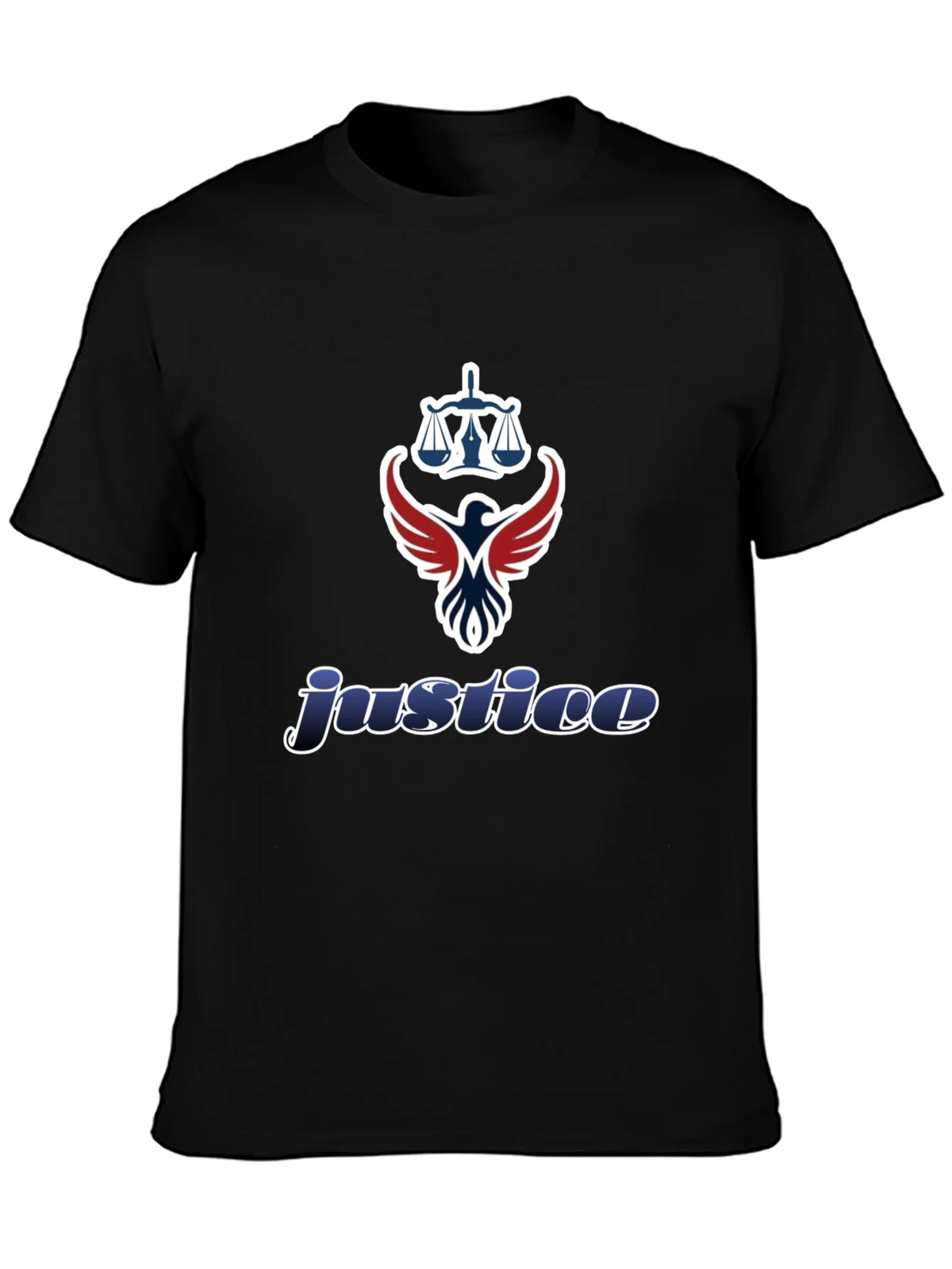 Justice Graphic T-Shirt - Scales of Eagle Design product image 3