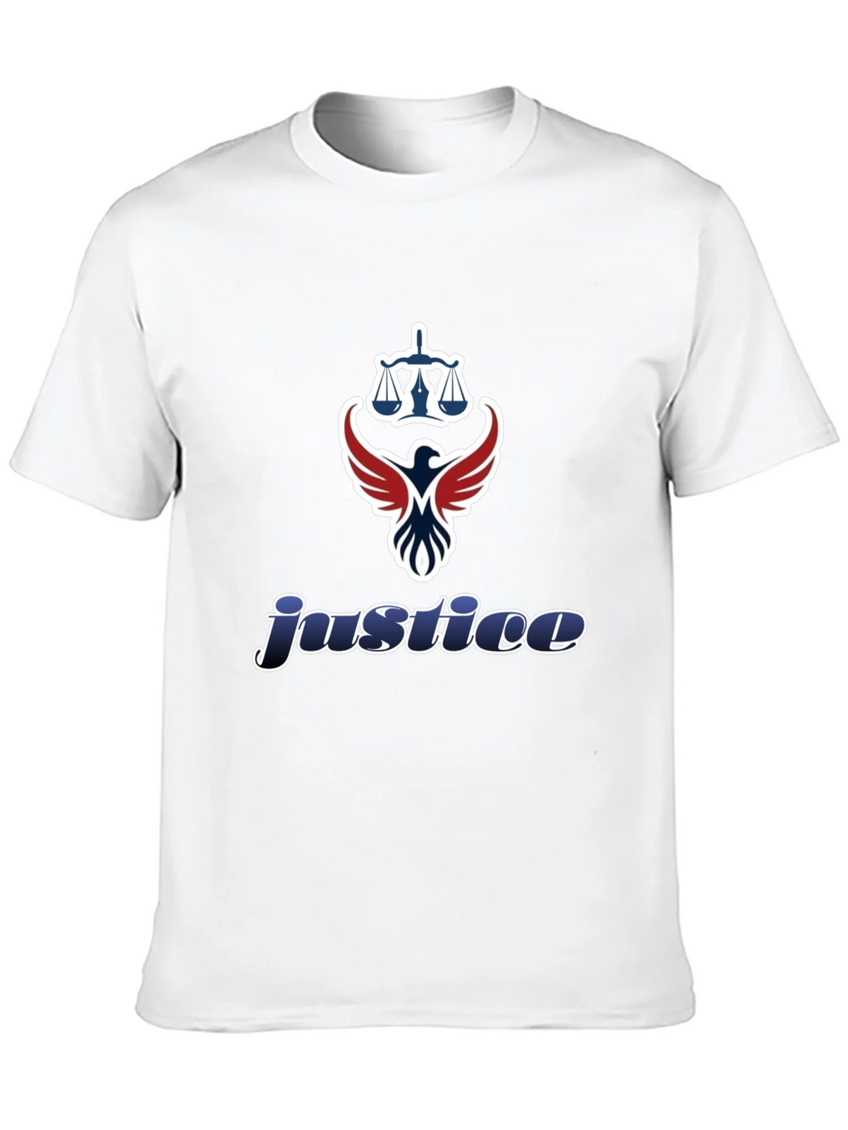 Justice Graphic T-Shirt - Scales of Eagle Design product image 9