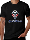 Justice Graphic T-Shirt - Scales of Eagle Design product image 1