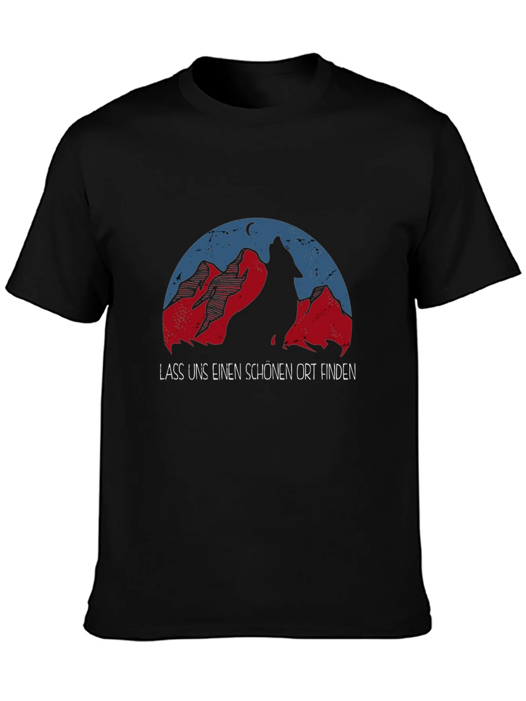 Wolf Mountain Graphic T-Shirt - Adventure Awaits product image 3