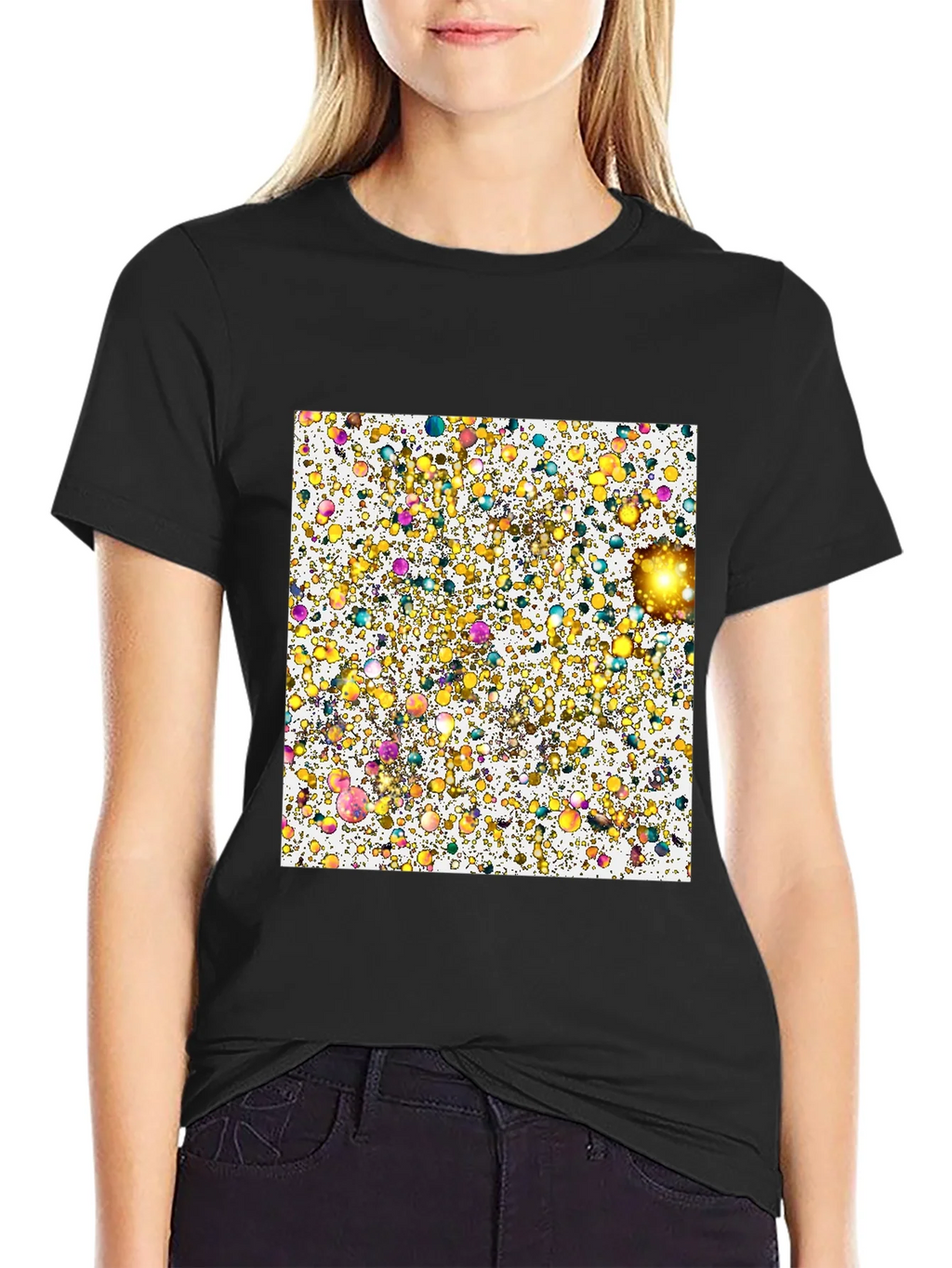 Abstract Bubbles Graphic Tee product image 2