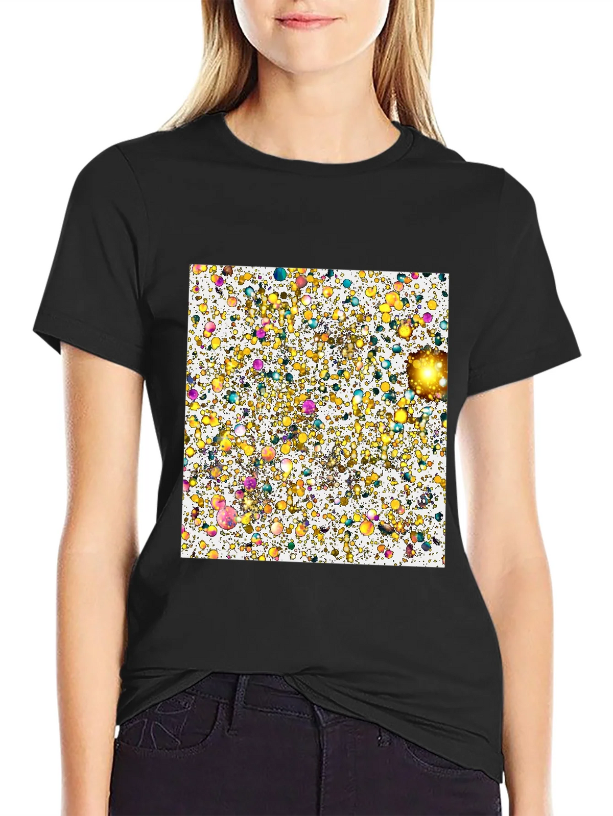 Abstract Bubbles Graphic Tee product image 2