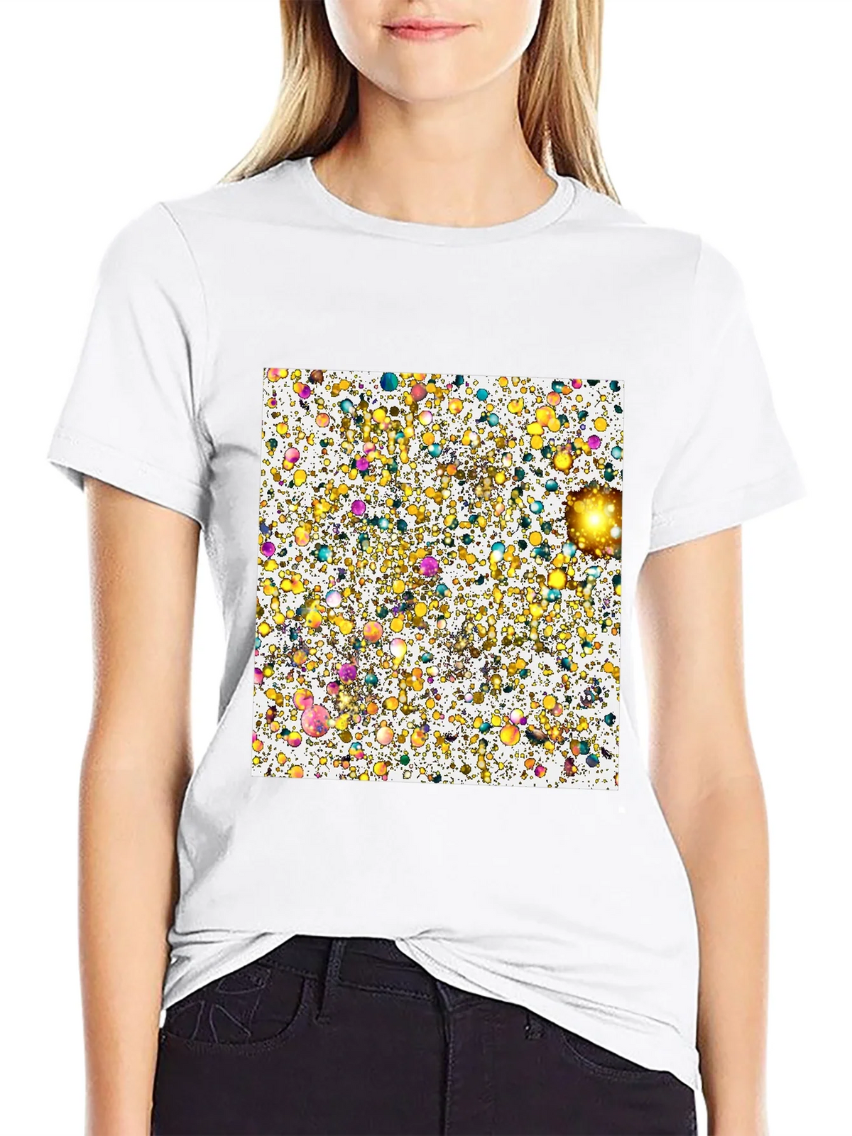 Abstract Bubbles Graphic Tee product image 6