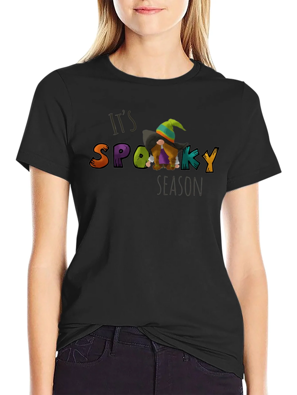 Its Spooky Season Black T-Shirt product image 2