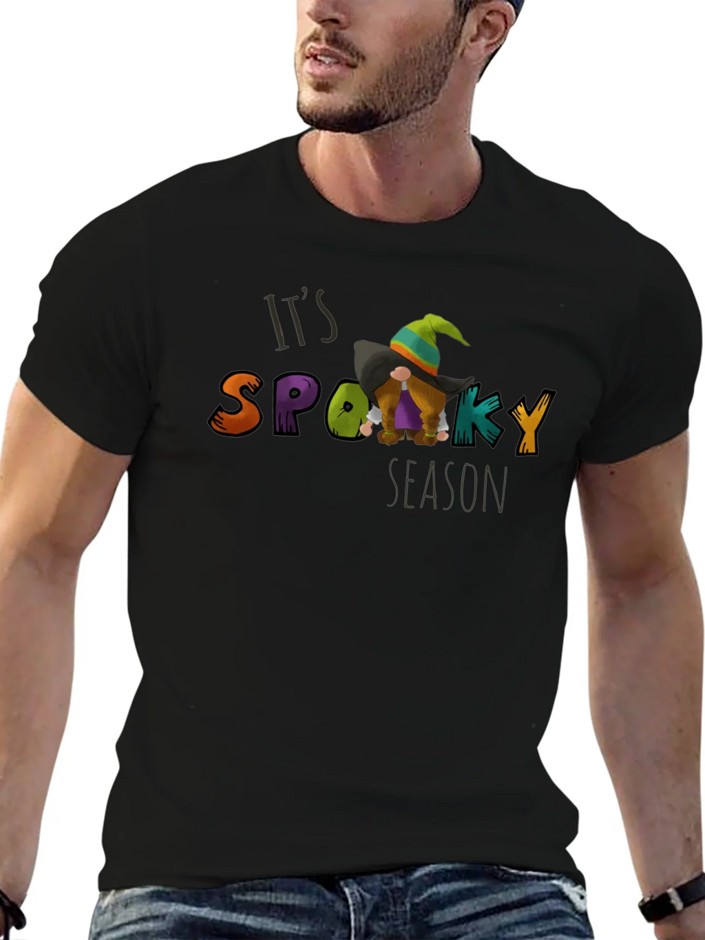 Its Spooky Season Black T-Shirt product image 6