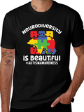 Neurodiversity Autism Awareness Graphic T-Shirt product image 1