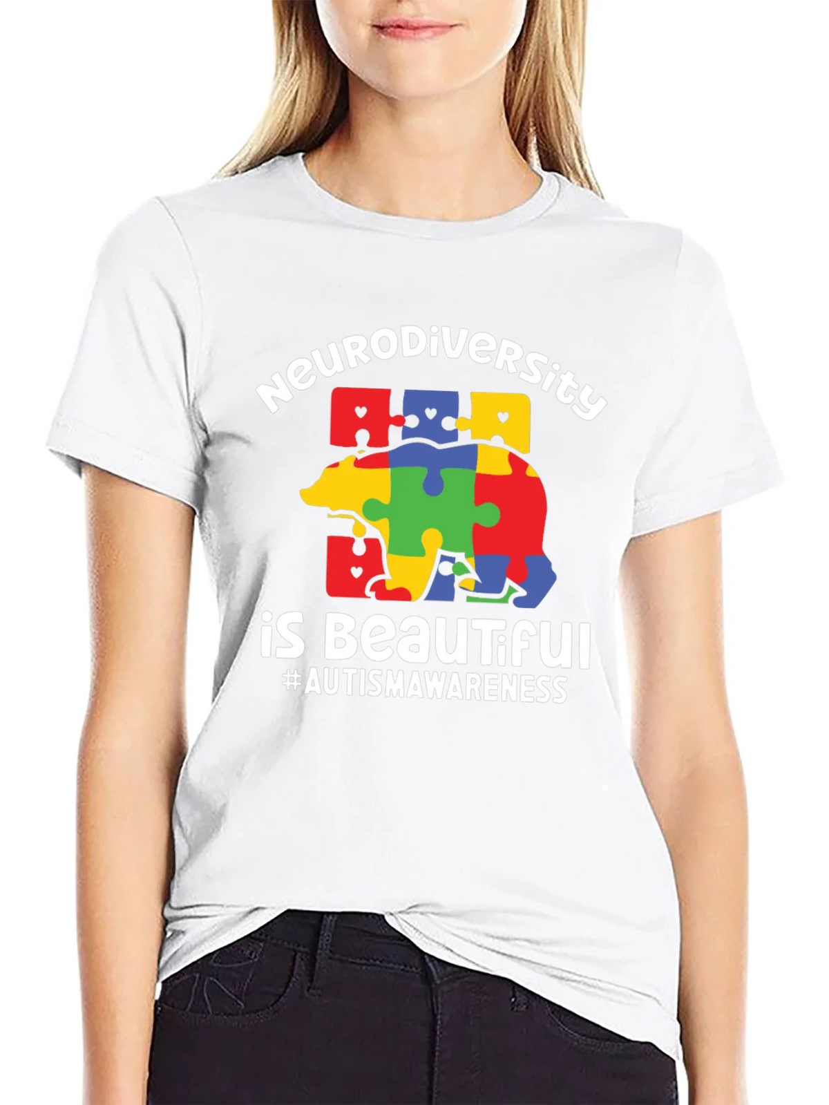 Neurodiversity Autism Awareness Graphic T-Shirt product image 8