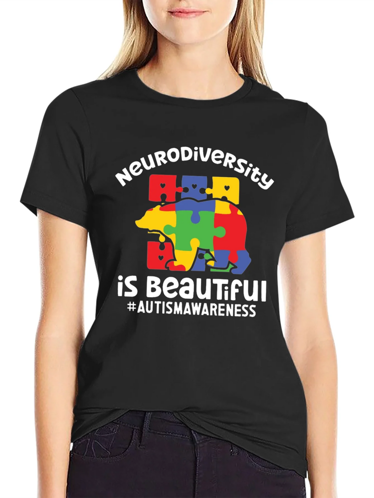 Neurodiversity Autism Awareness Graphic T-Shirt product image 2