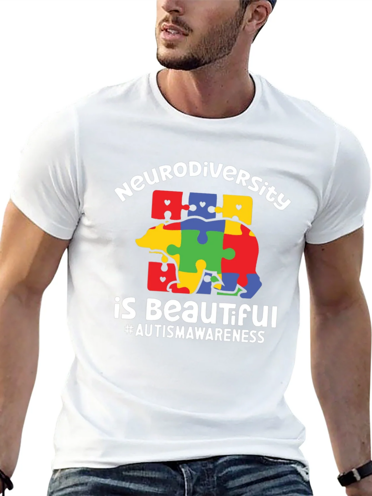 Neurodiversity Autism Awareness Graphic T-Shirt product image 12
