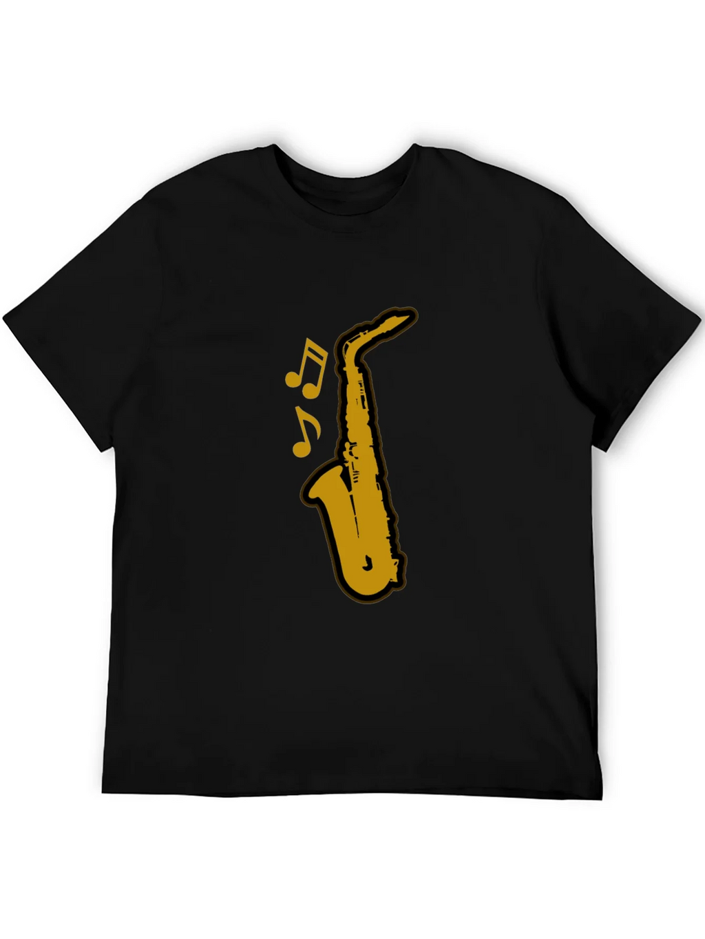 Saxophone Graphic T-Shirt - Black product image 2