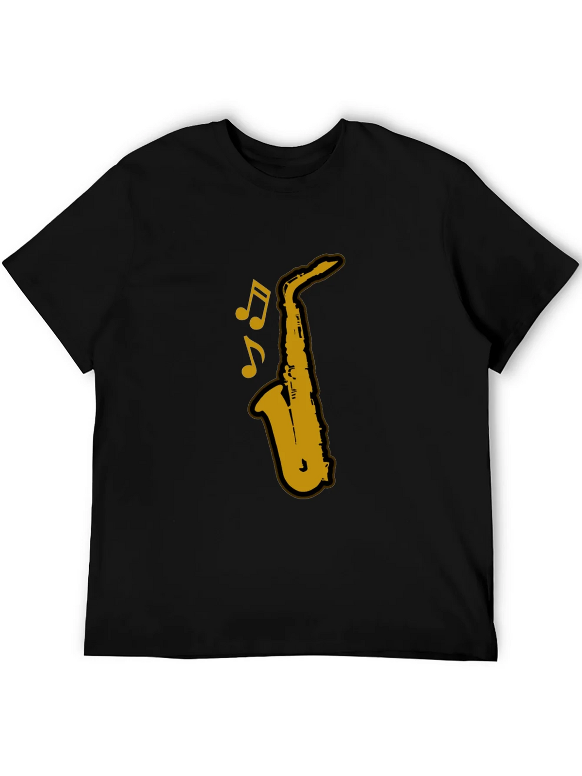 Saxophone Graphic T-Shirt - Black product image 2