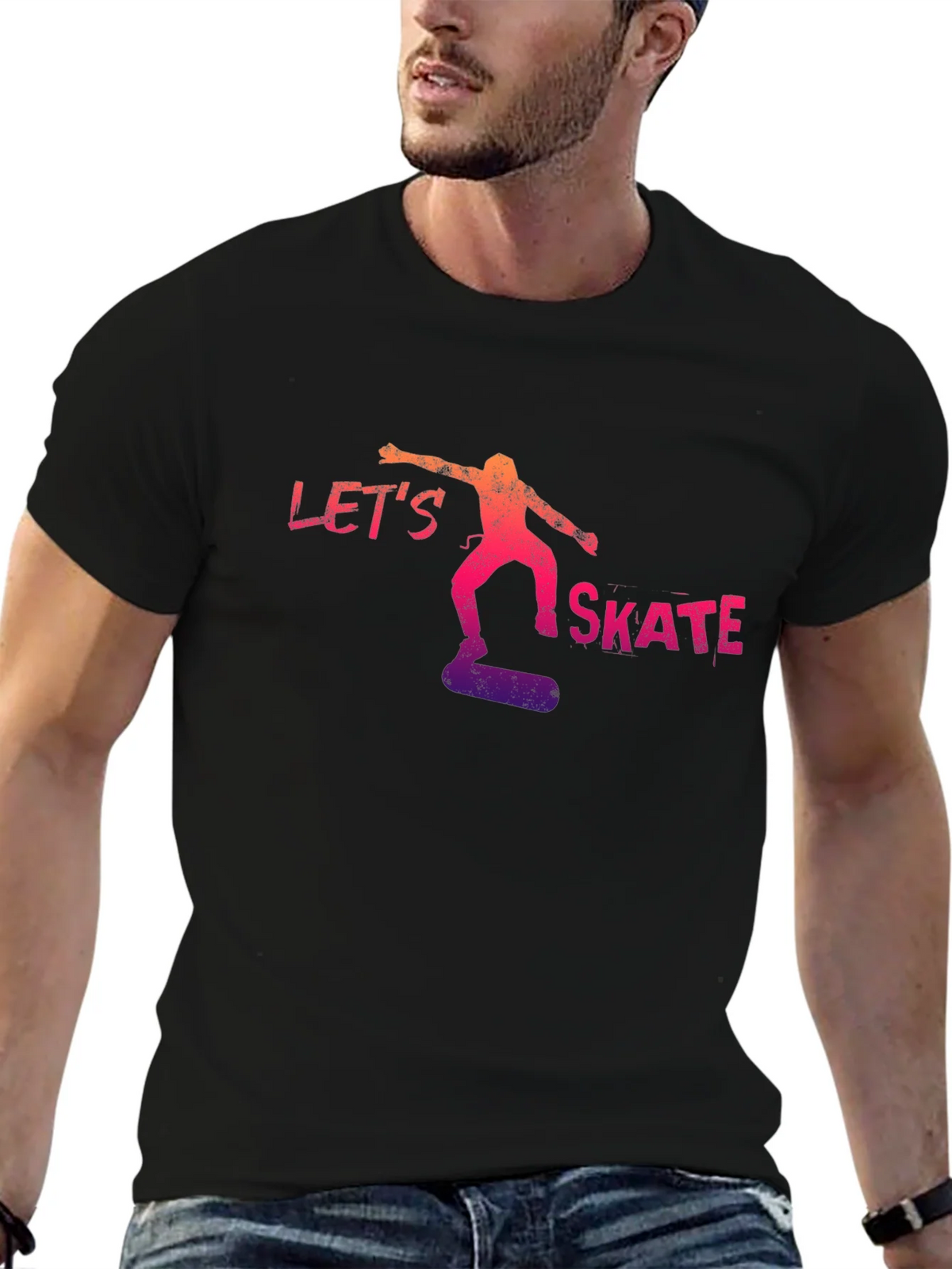 Lets Skate T-Shirt - Cool Skater Tee product image 5