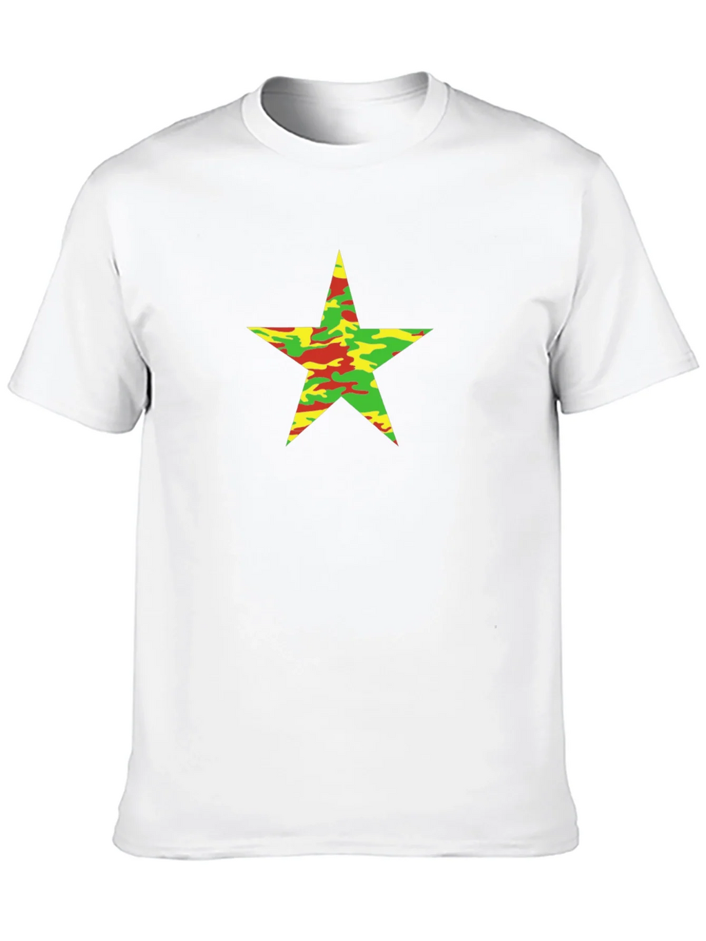Camo Star Graphic Black T-Shirt product image 9