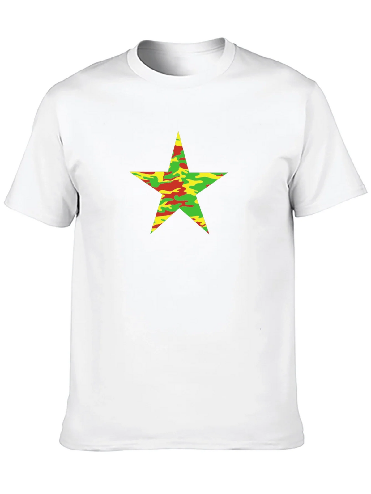 Camo Star Graphic Black T-Shirt product image 9