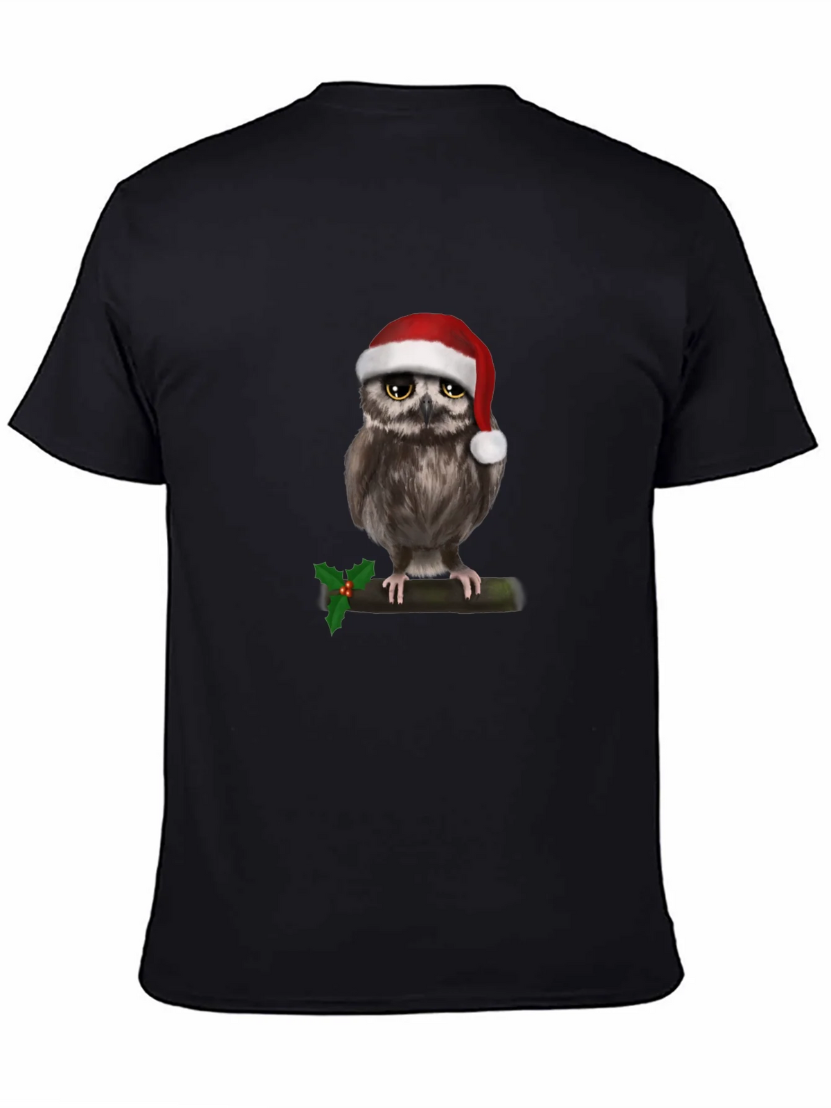 Festive Owl Christmas T-Shirt