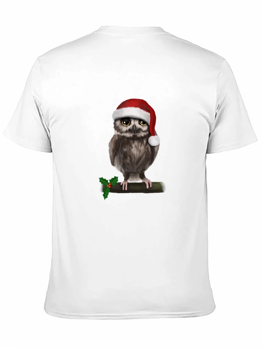 Festive Owl Christmas T-Shirt
