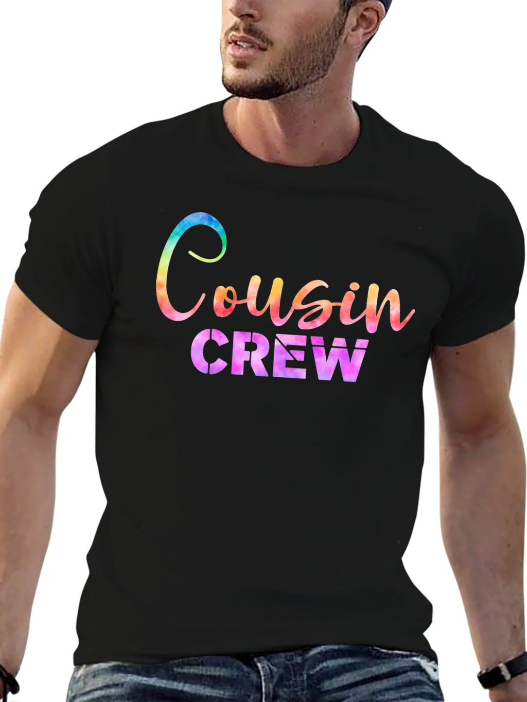 Cousin Crew Graphic Tee - Black T-Shirt product image 6
