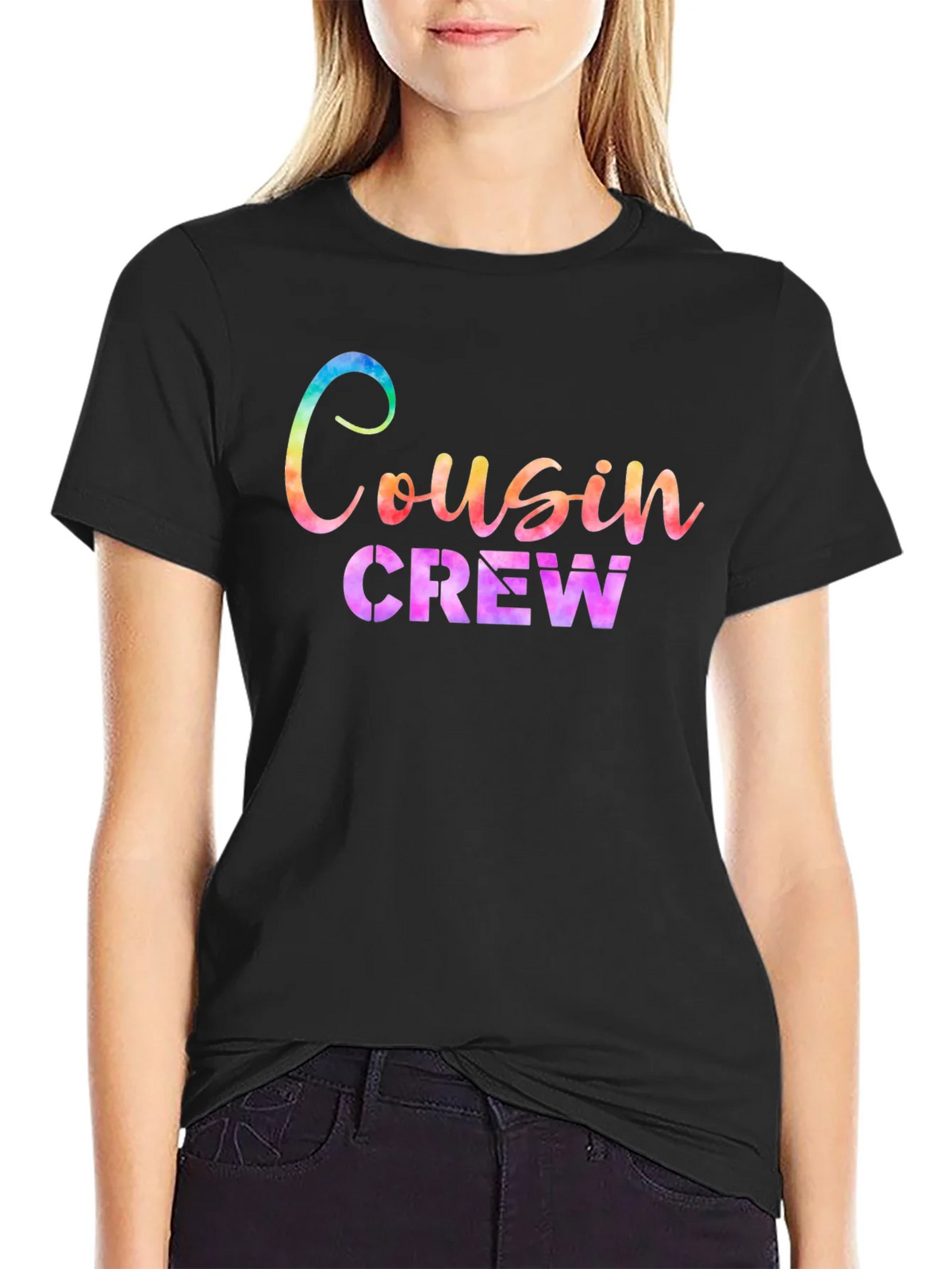 Cousin Crew Graphic Tee - Black T-Shirt product image 2