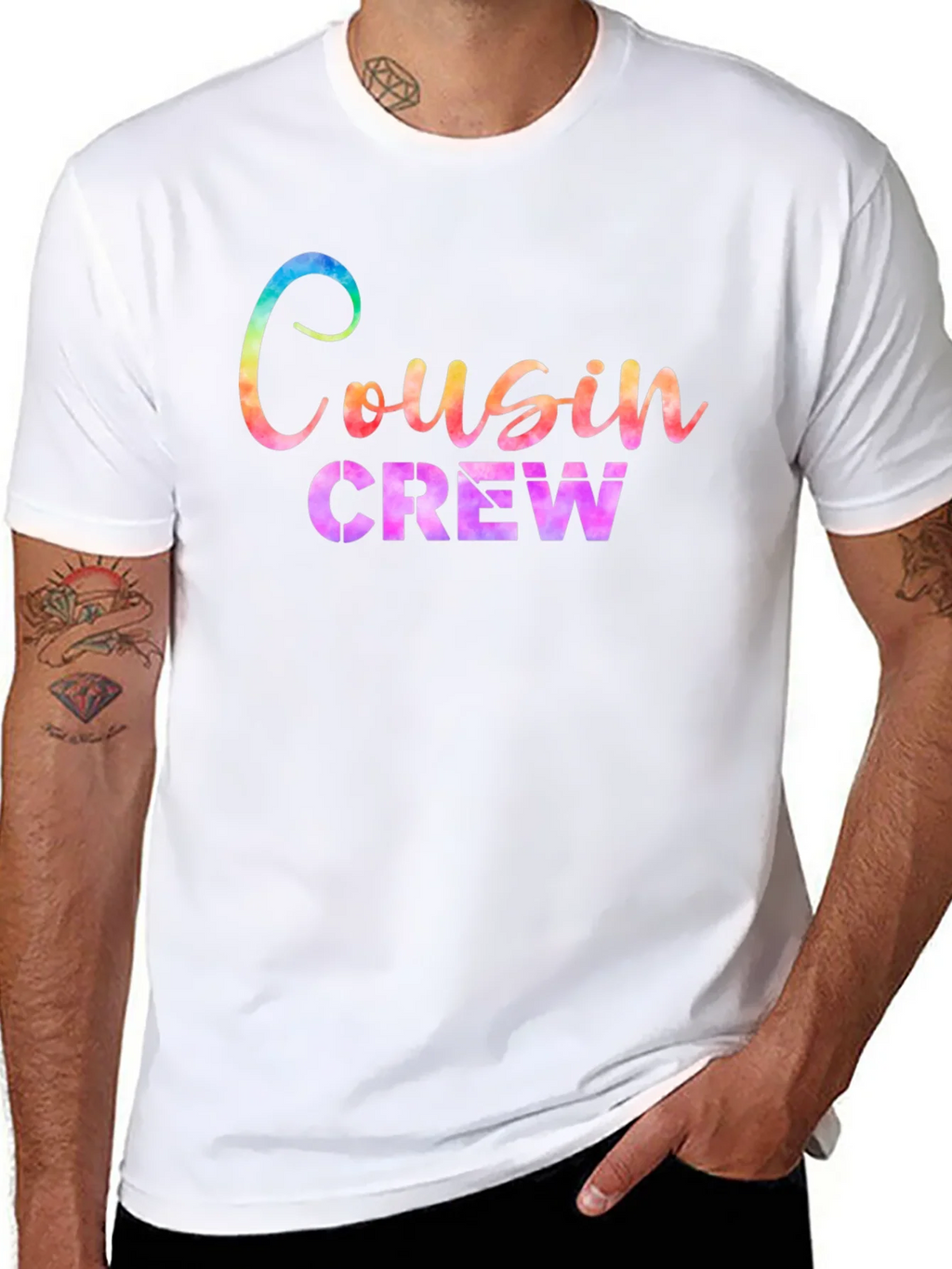 Cousin Crew Graphic Tee - Black T-Shirt product image 7