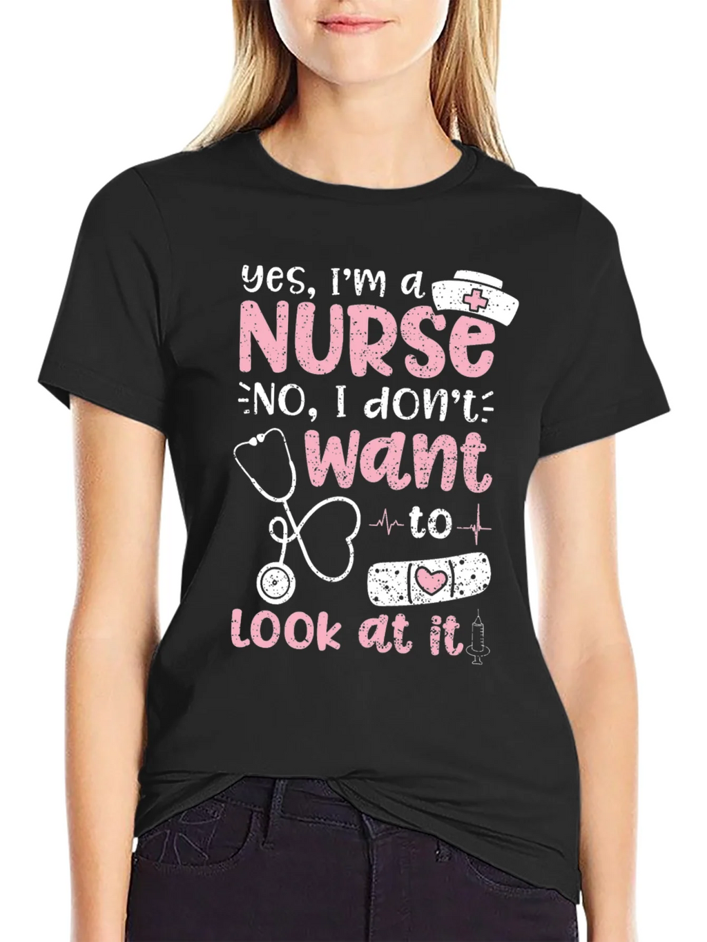 Nurse Graphic T-Shirt - Funny Nursing Tee product image 2