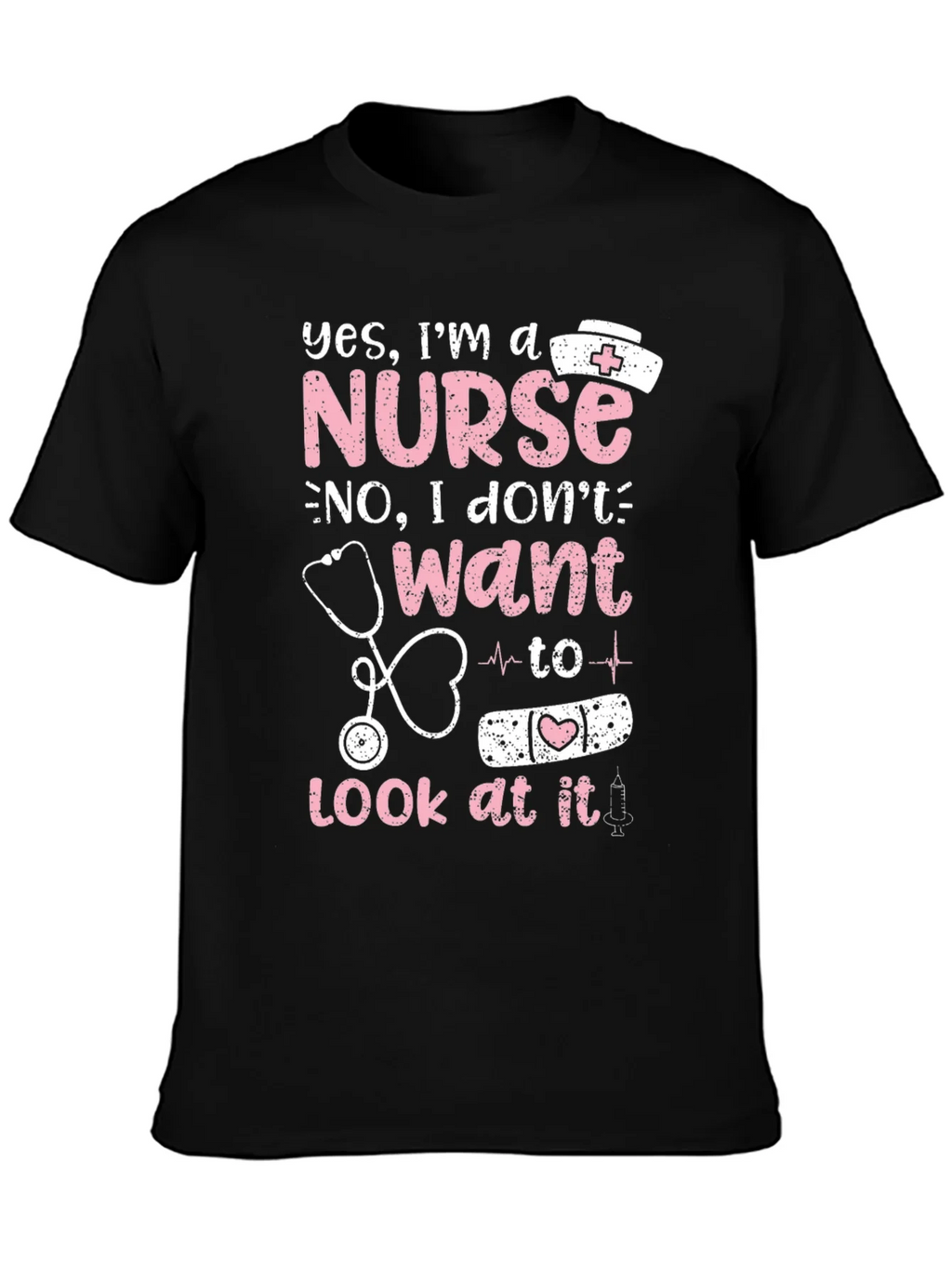 Nurse Graphic T-Shirt - Funny Nursing Tee product image 3
