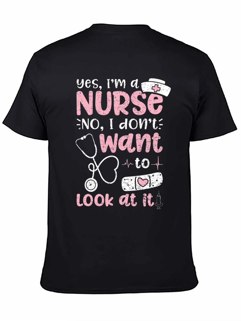 Nurse Graphic T-Shirt - Funny Nursing Tee product image 4