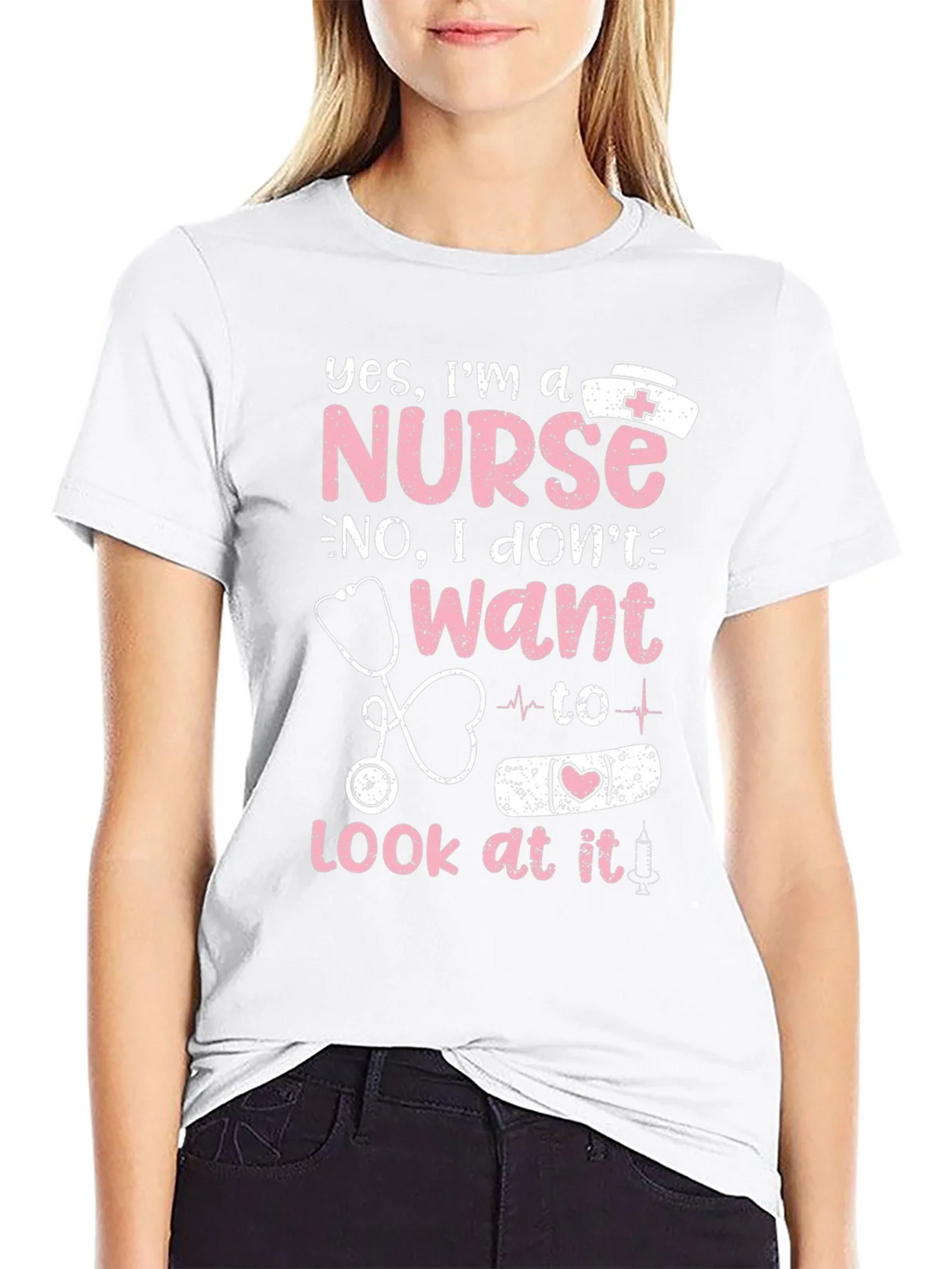 Nurse Graphic T-Shirt - Funny Nursing Tee product image 8