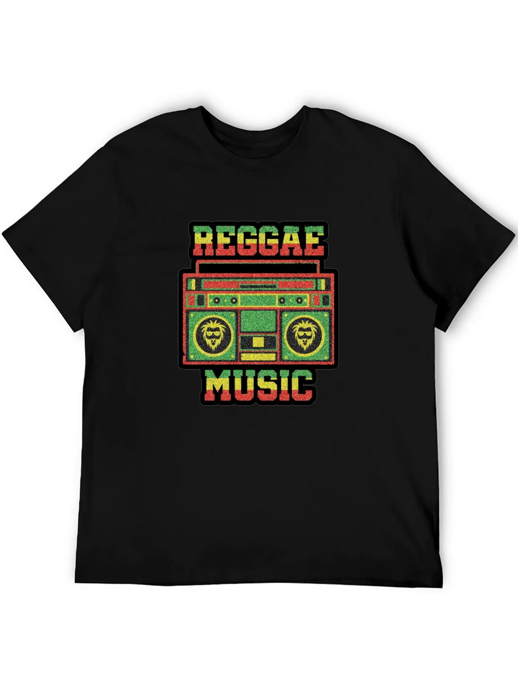 Reggae Music Black T-Shirt product image 5