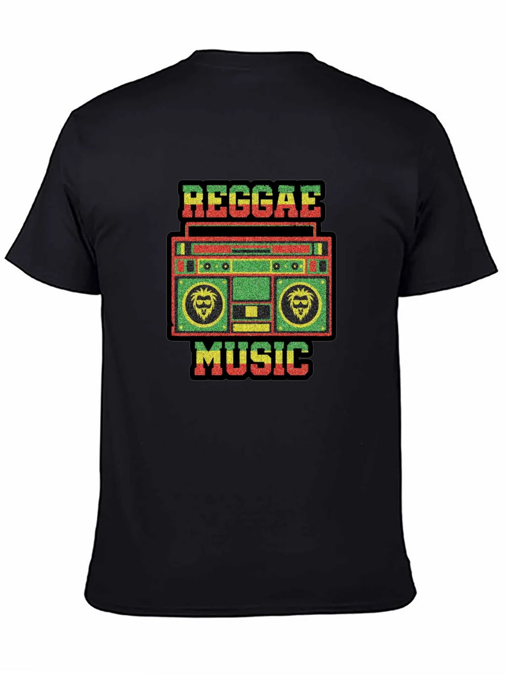 Reggae Music Black T-Shirt product image 4