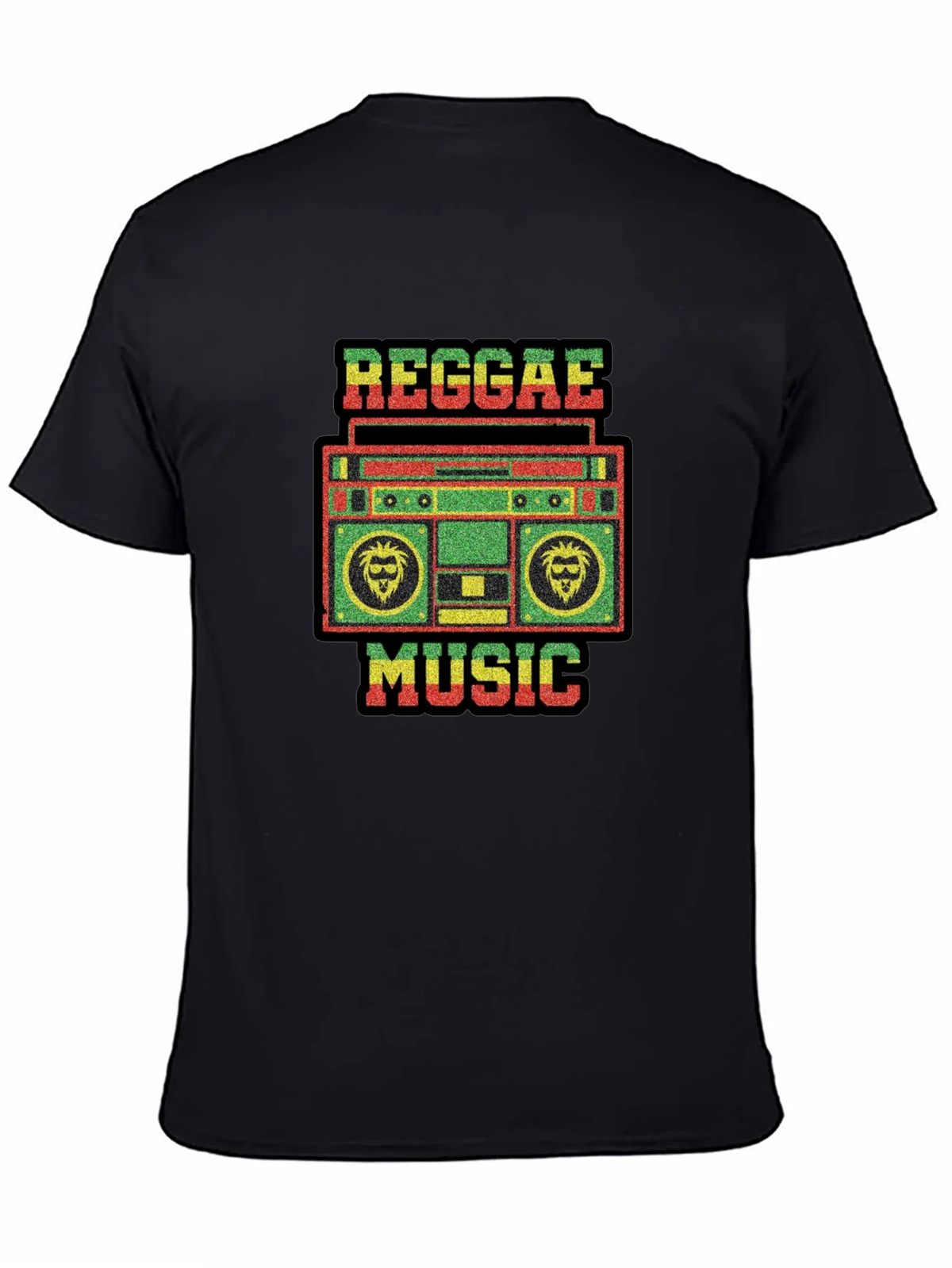 Reggae Music Black T-Shirt product image 4