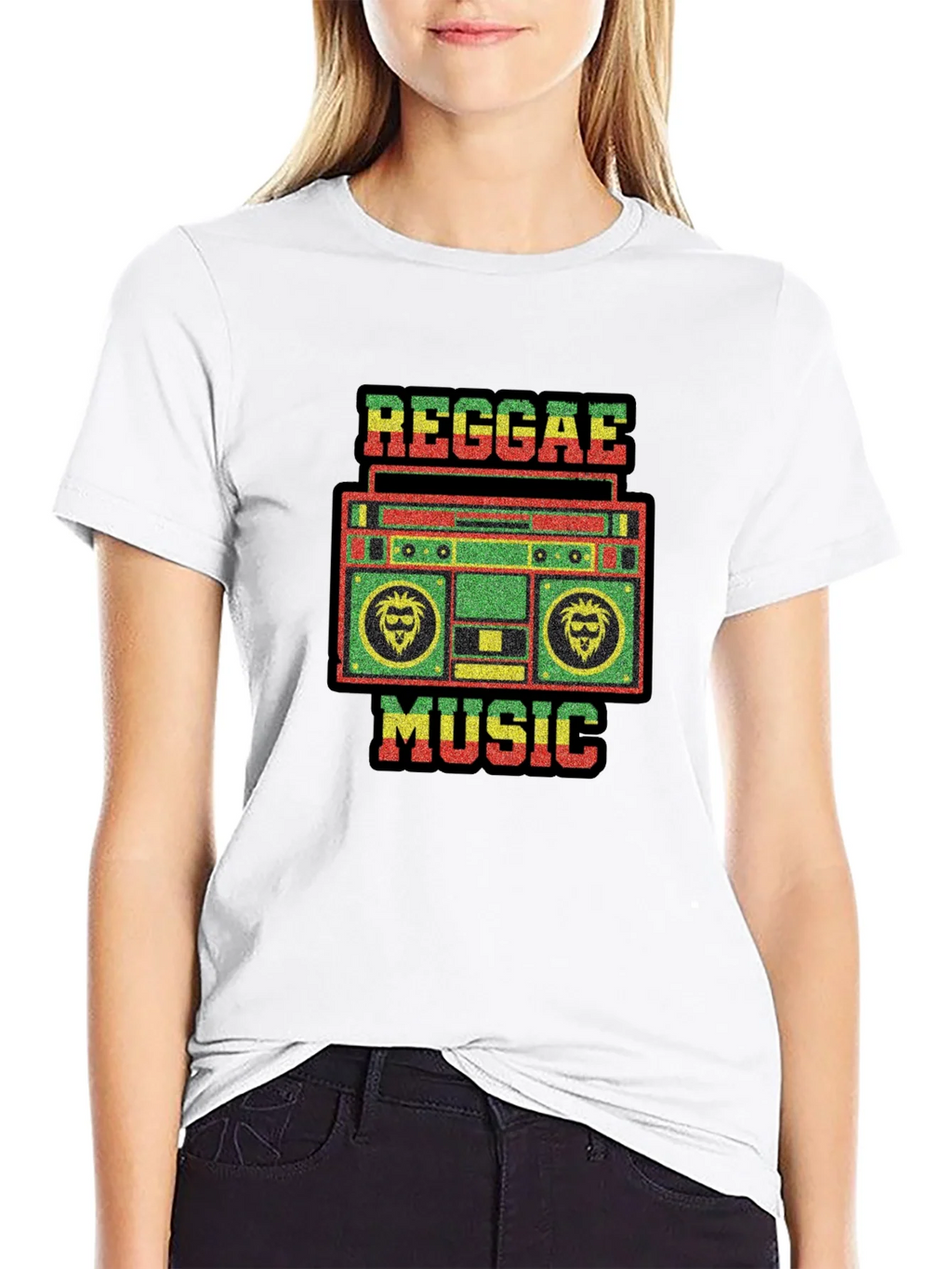 Reggae Music Black T-Shirt product image 8