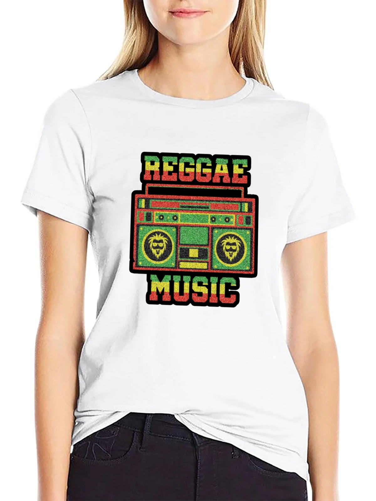 Reggae Music Black T-Shirt product image 8