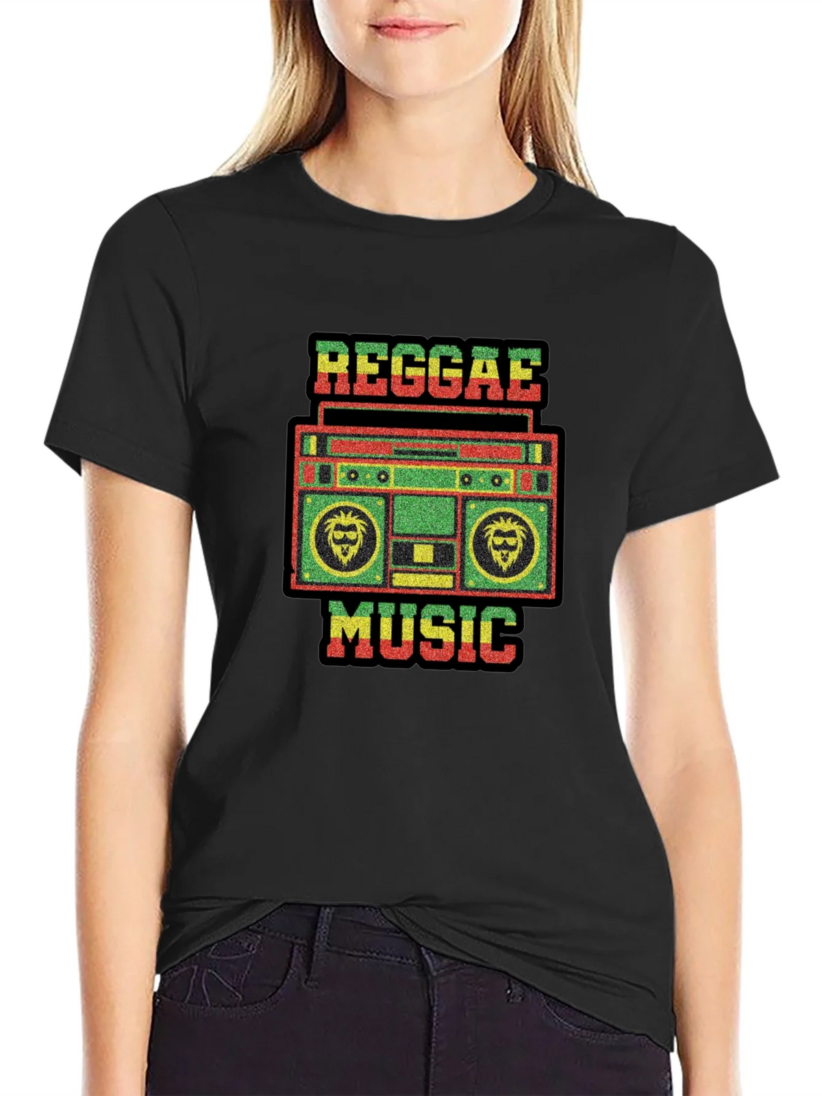 Reggae Music Black T-Shirt product image 2