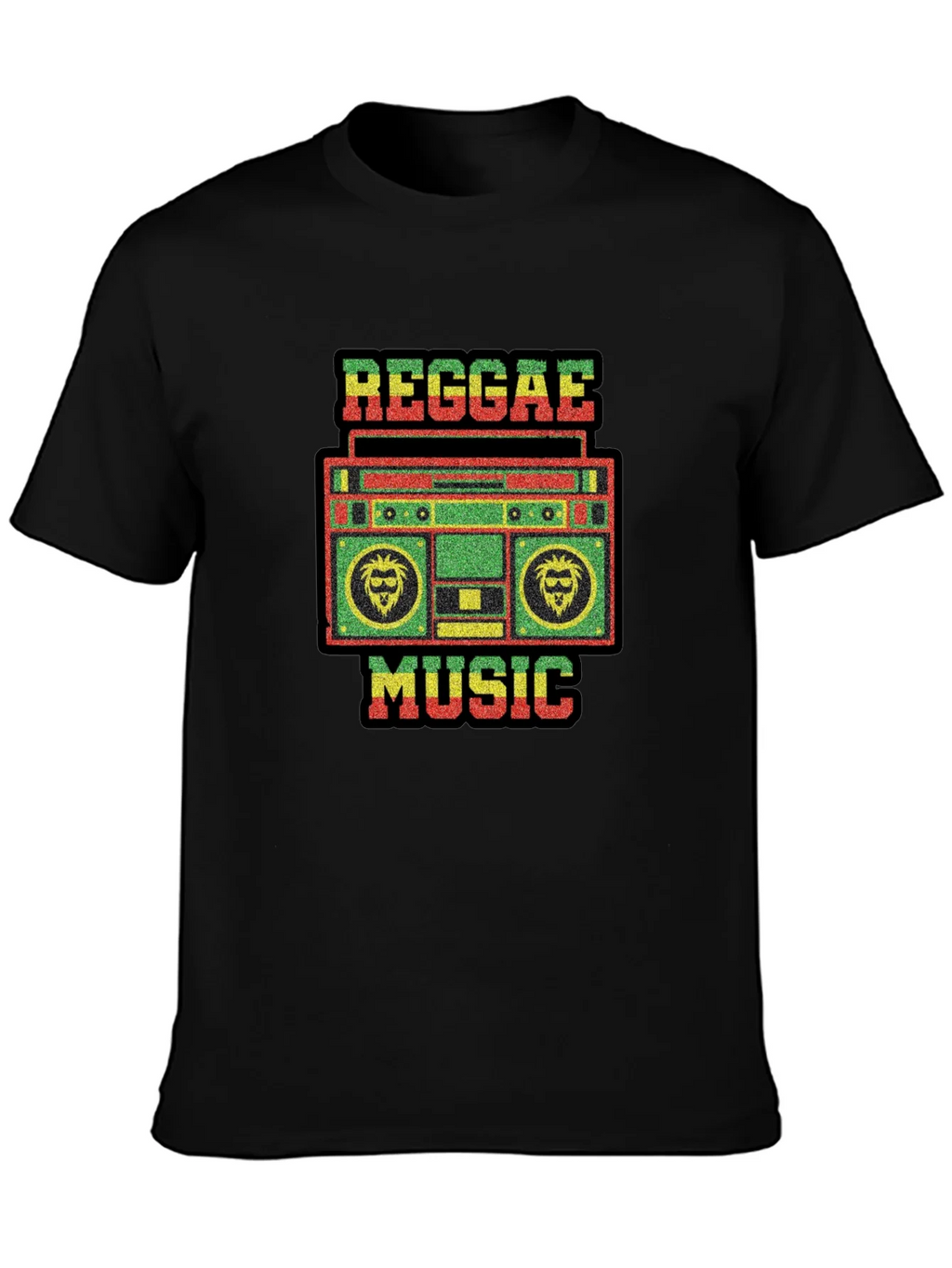 Reggae Music Black T-Shirt product image 3